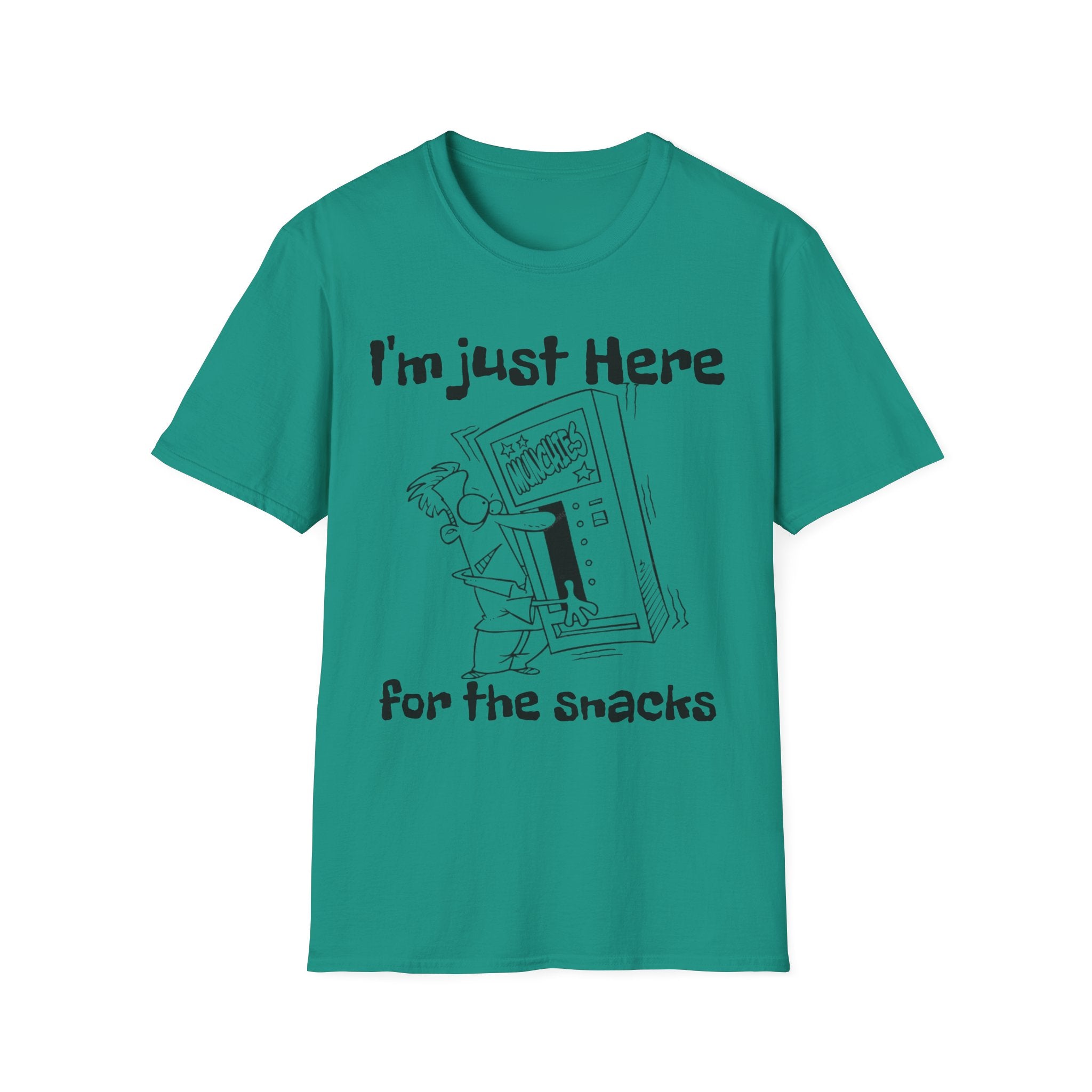 I'm Just Here For The Snacks Unisex SoftstyleT-Shirt