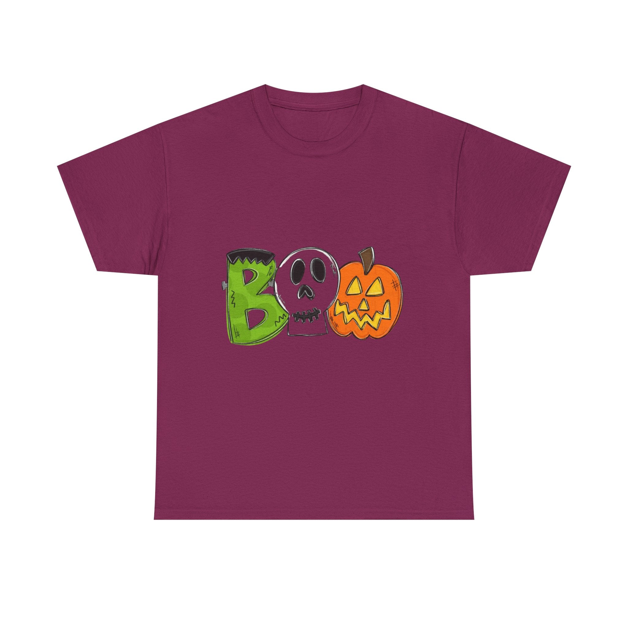 Halloween BOO Unisex Heavy Cotton T-Shirt
