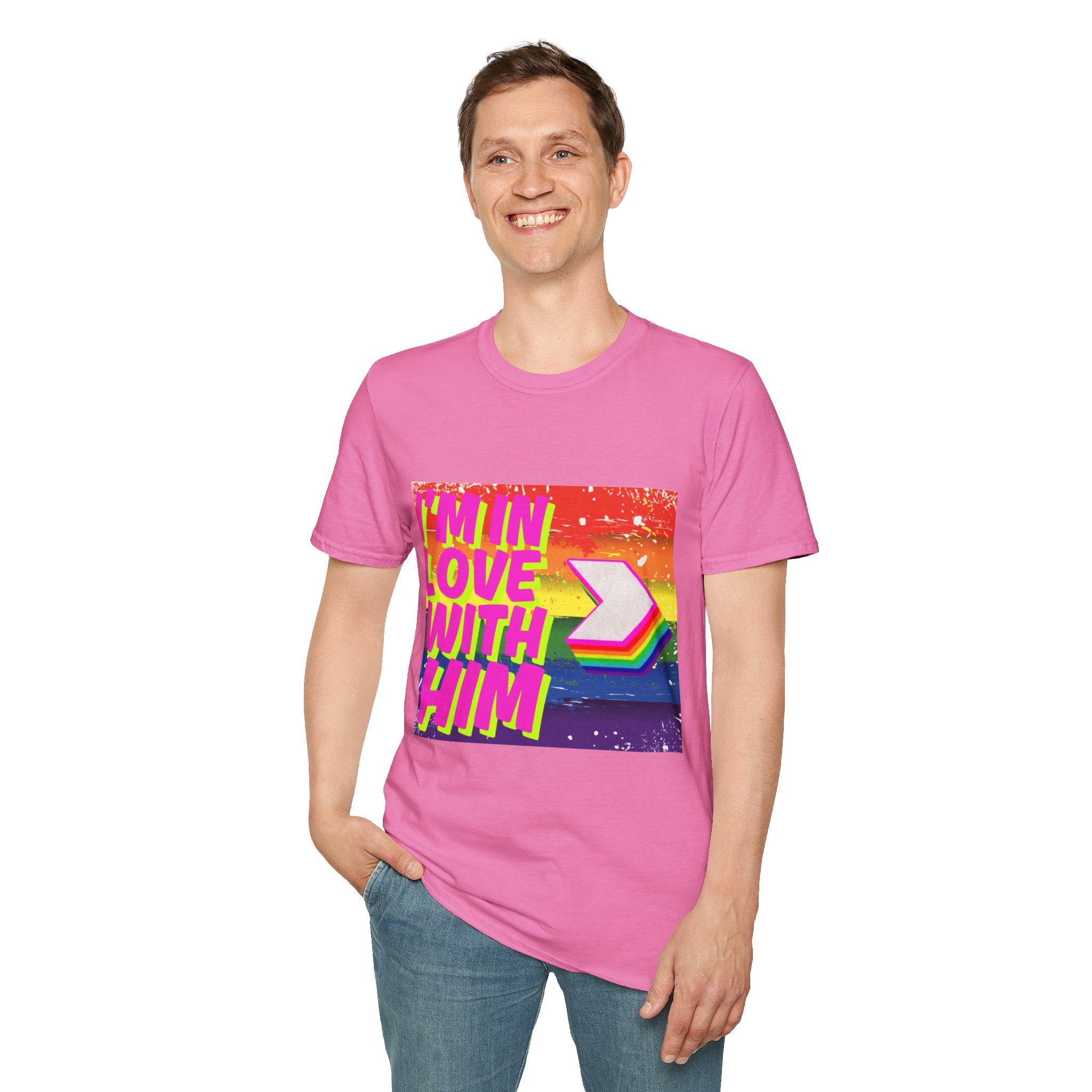 I'm In Love With Him Unisex Softstyle T-Shirt