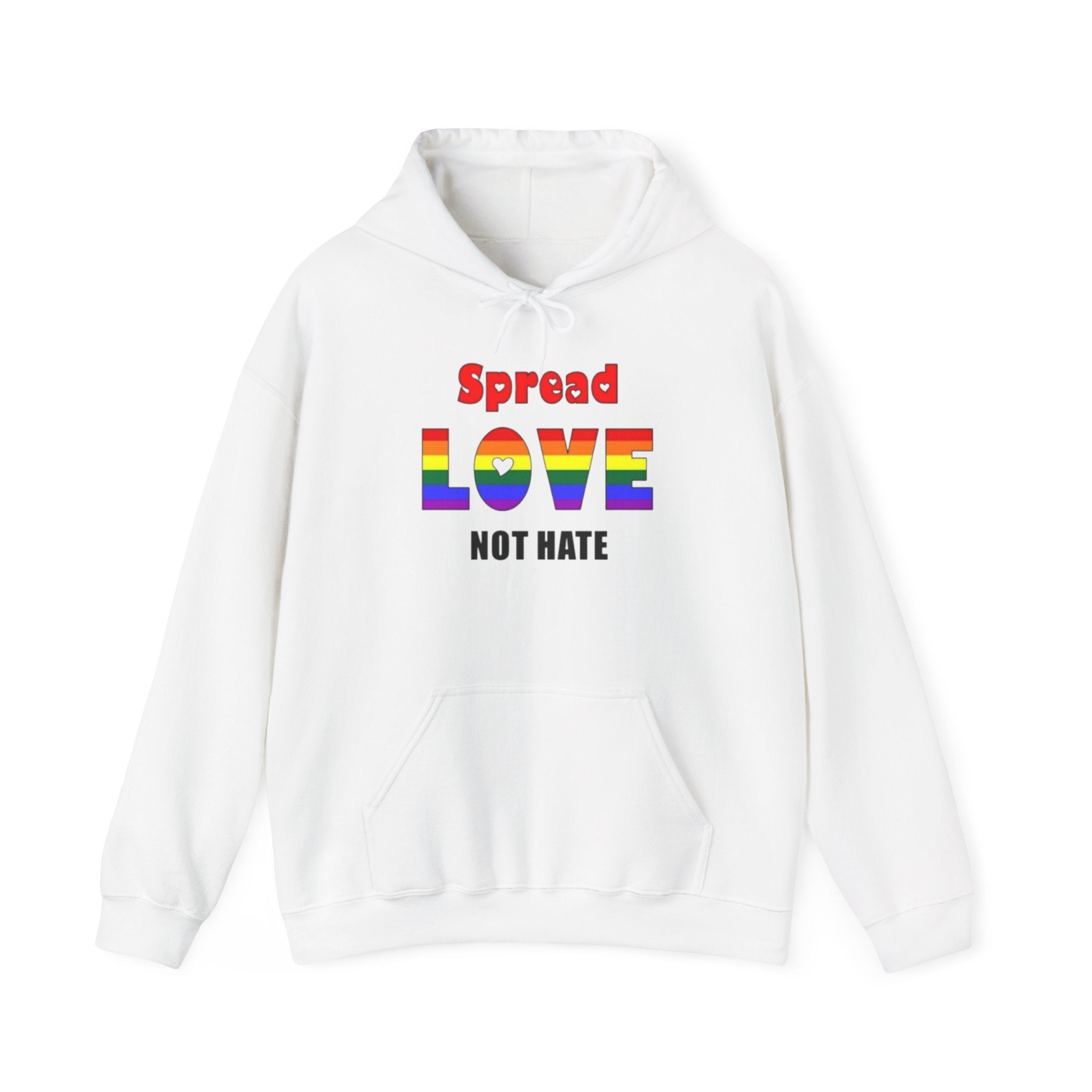 Spread Love Not Hate Unisex Hoodie