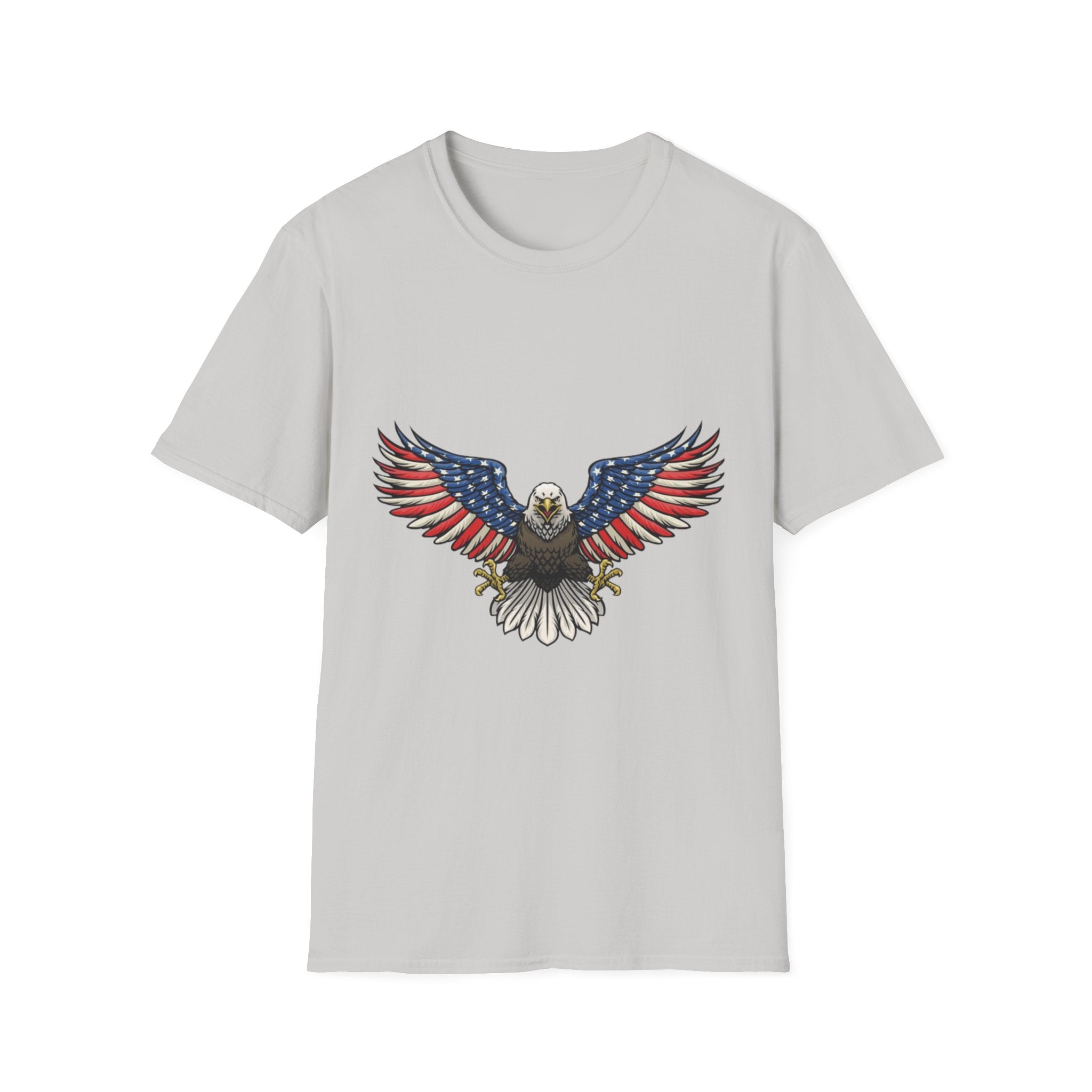 Patriotic Eagle Unisex Softstyle T-Shirt