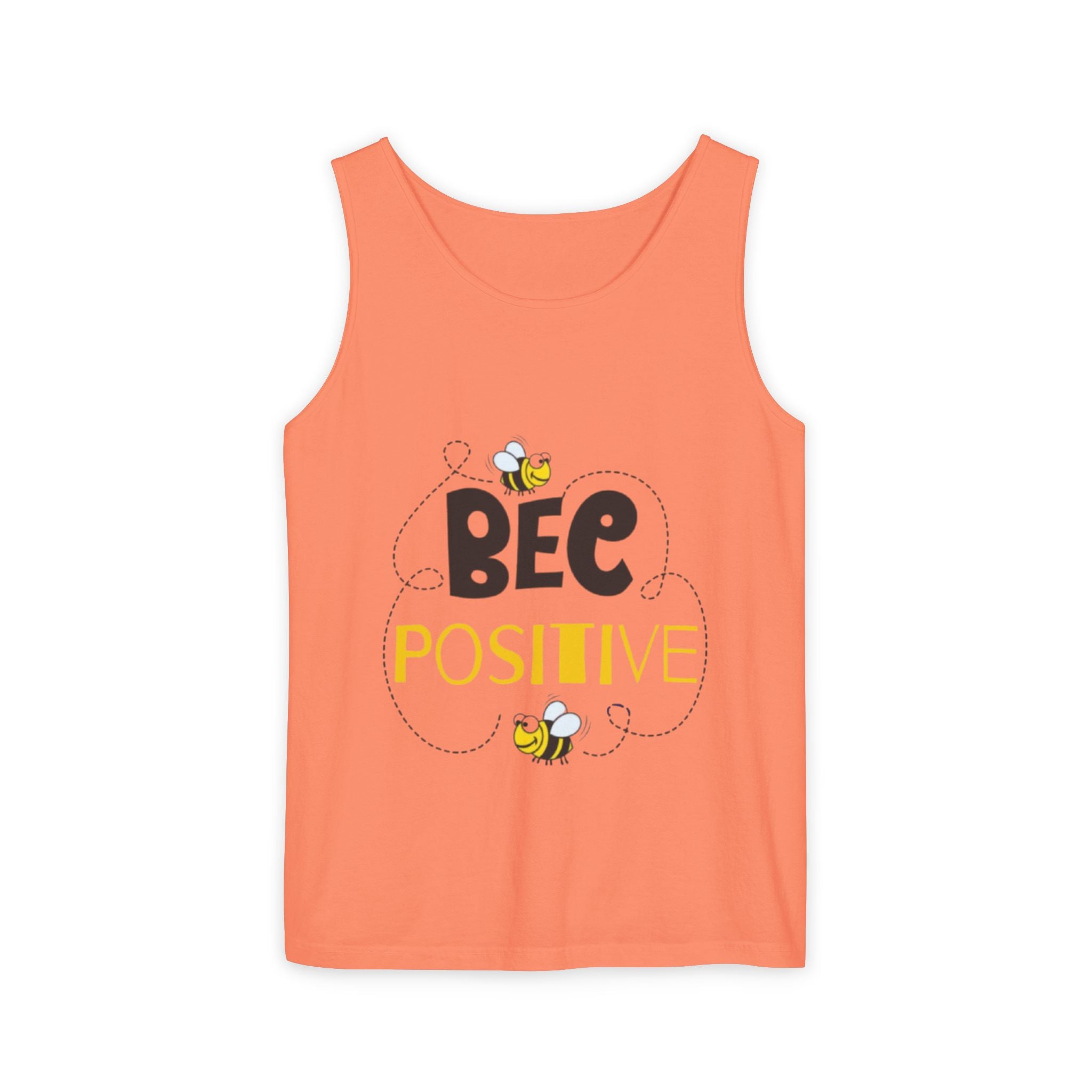 Bee Positive Unisex Garment-Dyed Tank Top