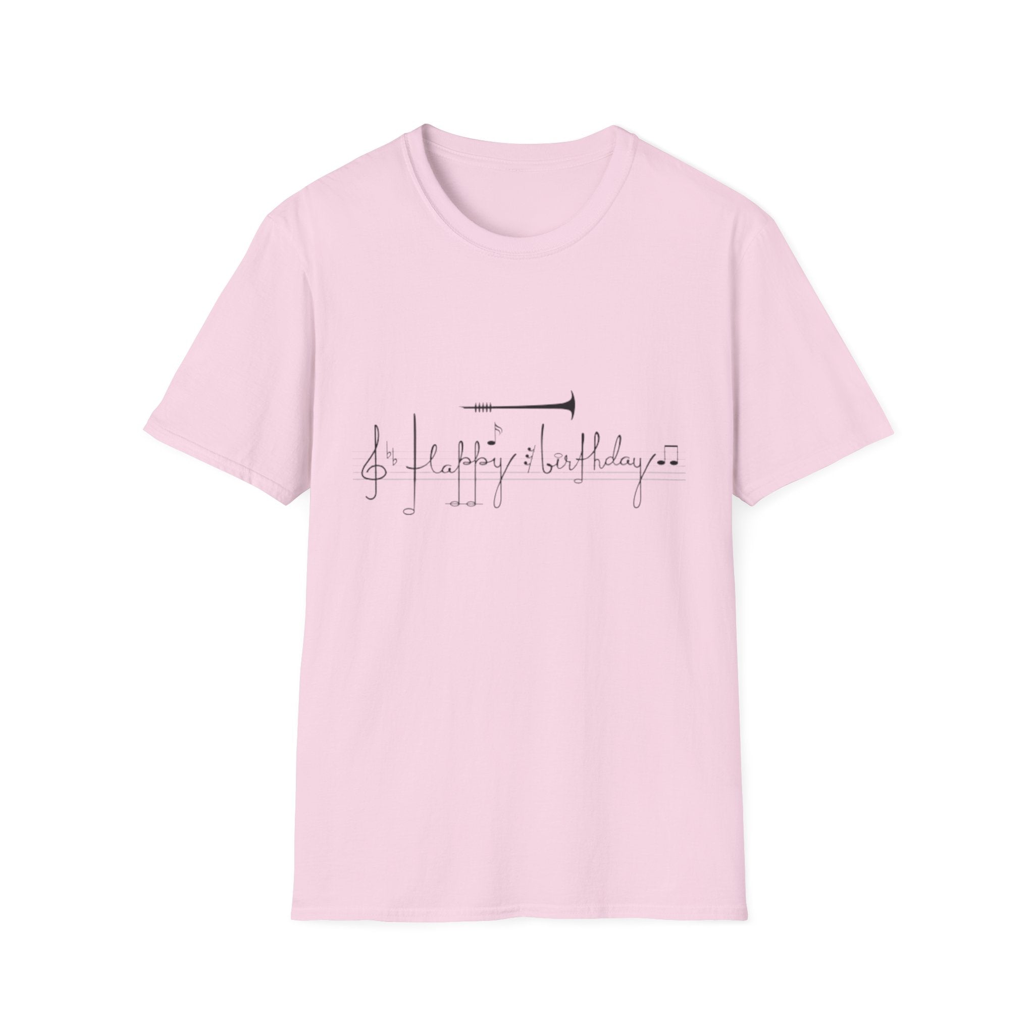 Music Note Birthday Unisex Softstyle T-Shirt-Personalize It!