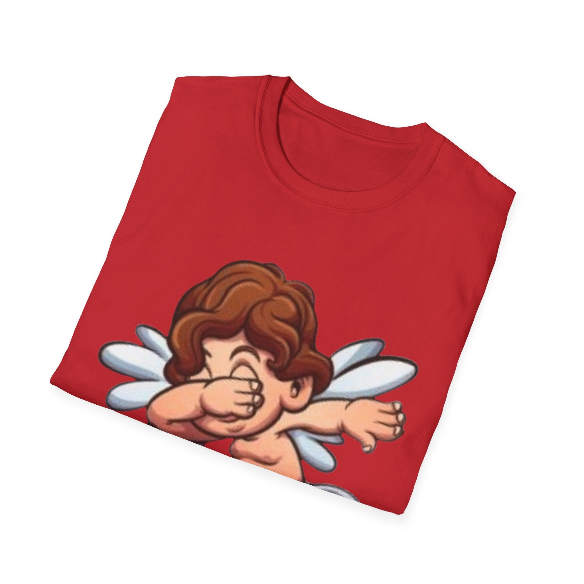 Dabbing Double Sided Angel & Devil Unisex Softstyle T-Shirt