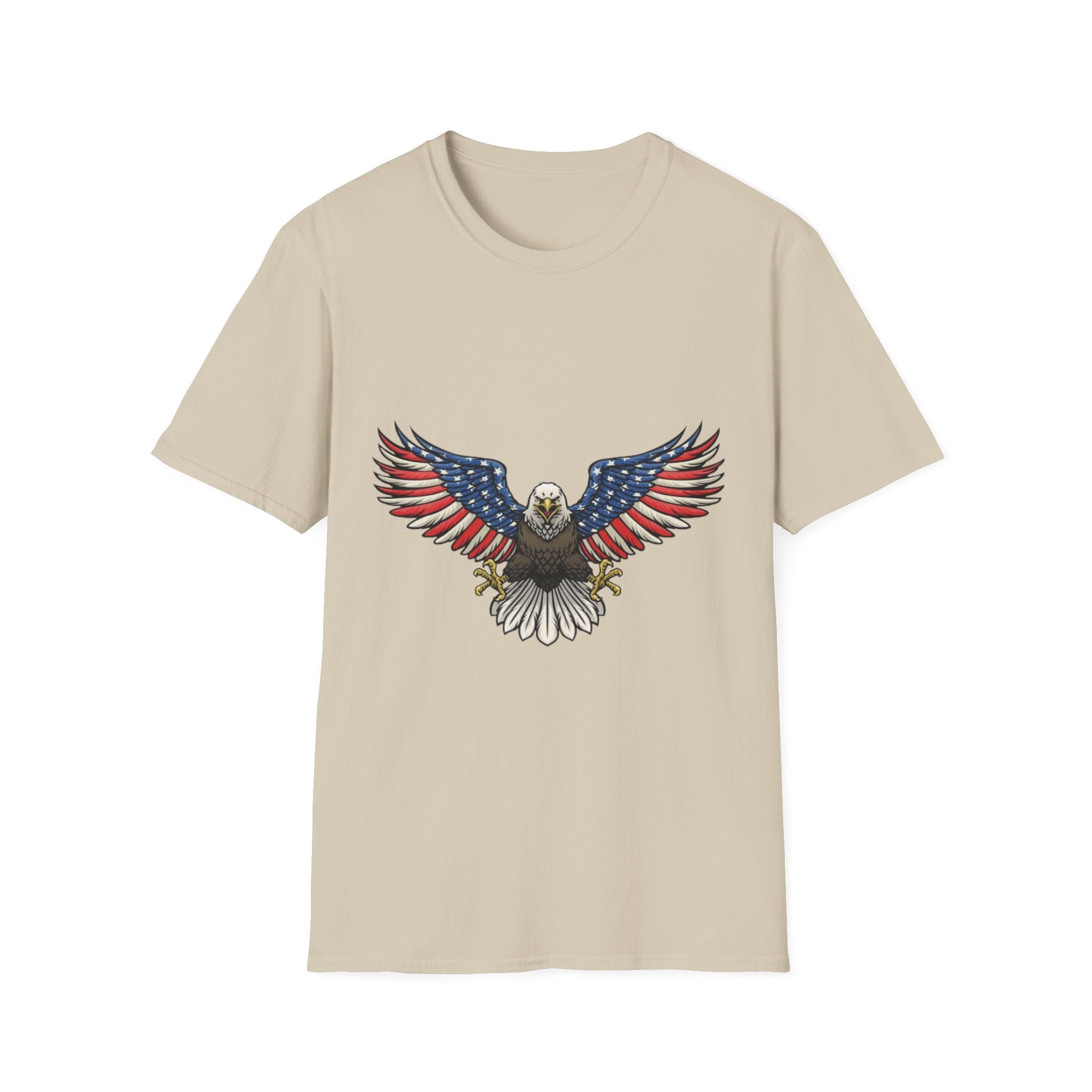 Patriotic Eagle Unisex Softstyle T-Shirt