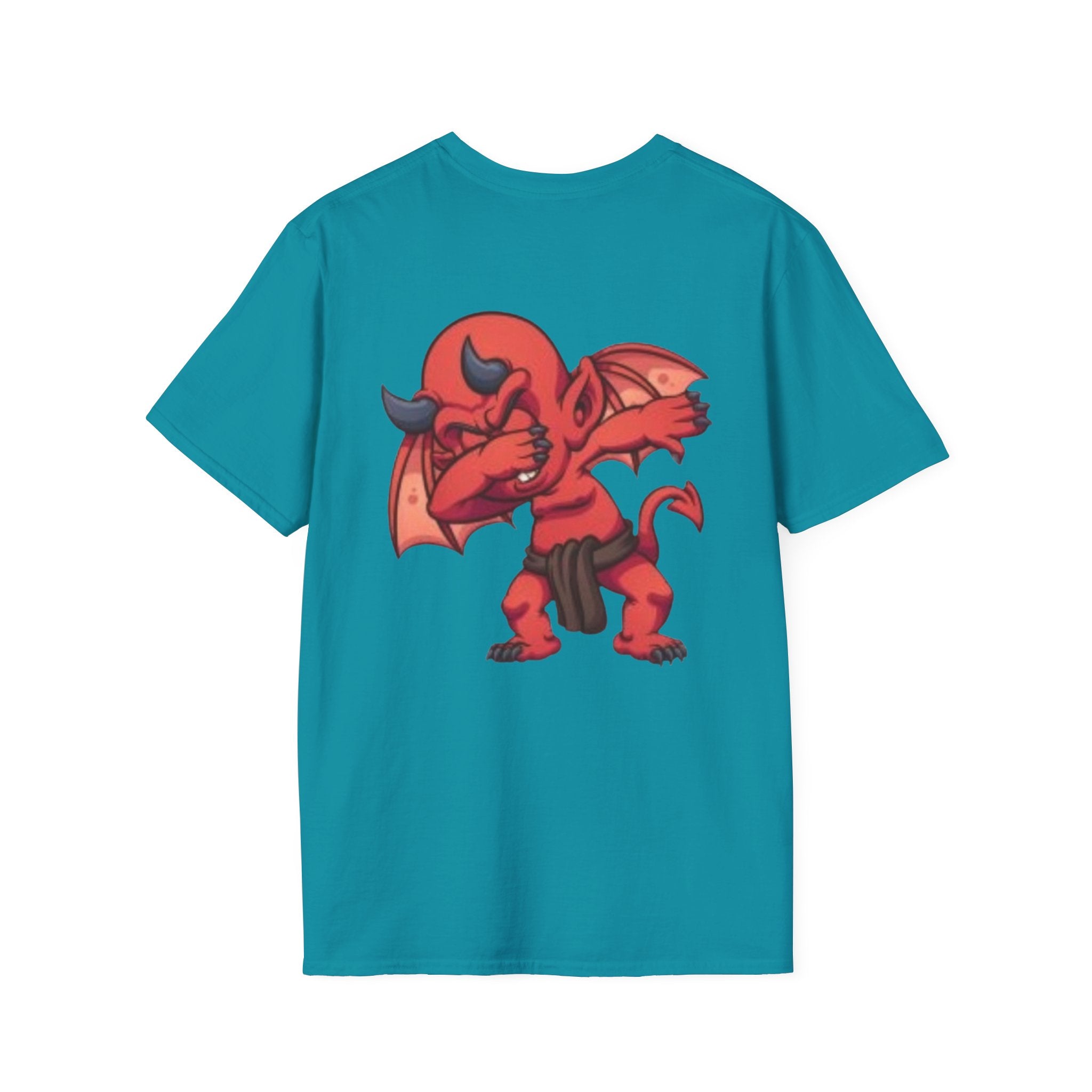 Dabbing Double Sided Angel & Devil Unisex Softstyle T-Shirt
