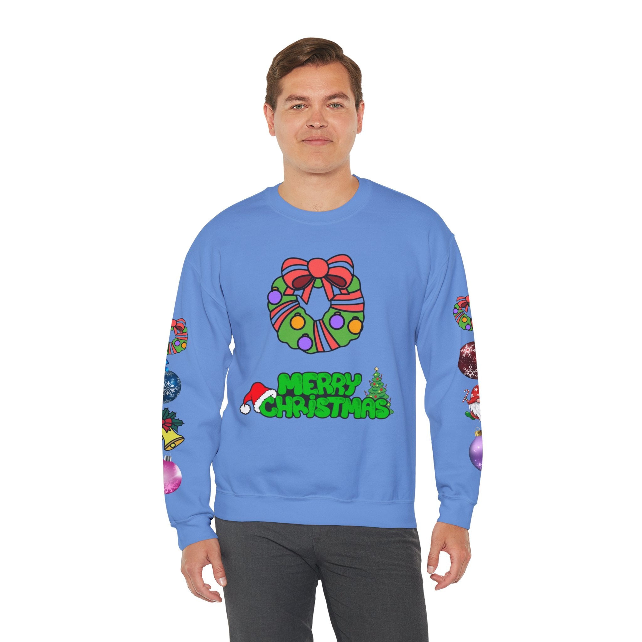 Festive Not-So-Ugly Christmas Unisex Heavy Blend™ Crewneck Sweatshirt