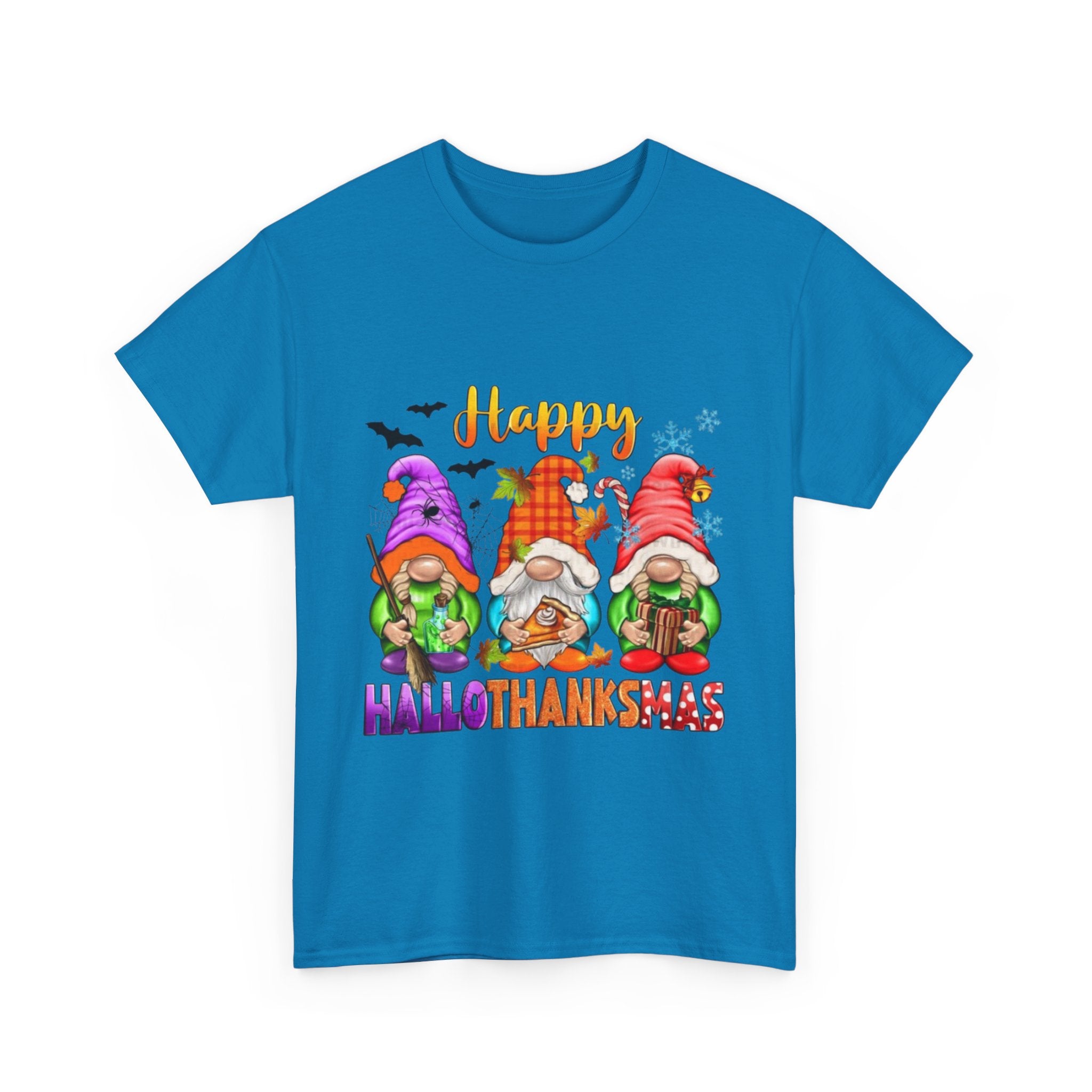 Happy Hallothanksmas Unisex Heavy Cotton T-Shirt