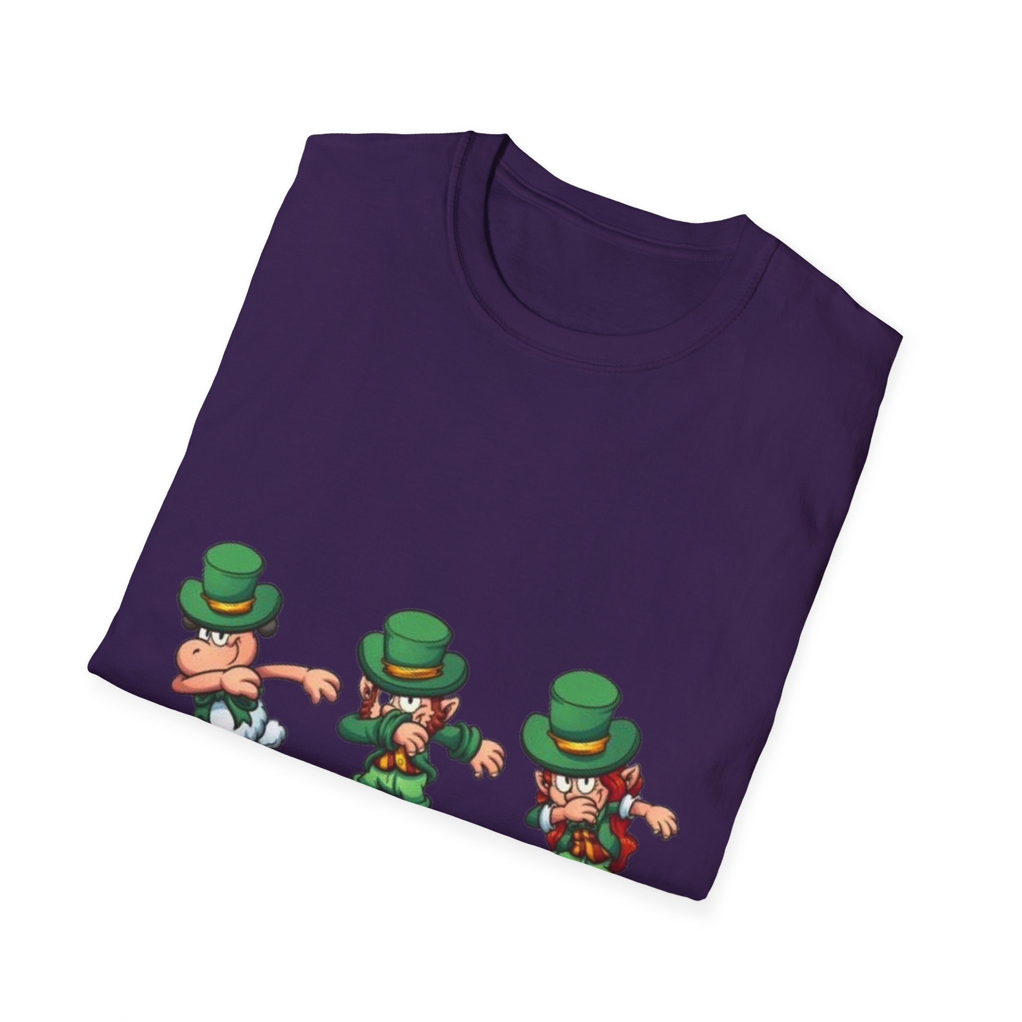Dabbing Leprechaun Unisex Softstyle T-Shirt
