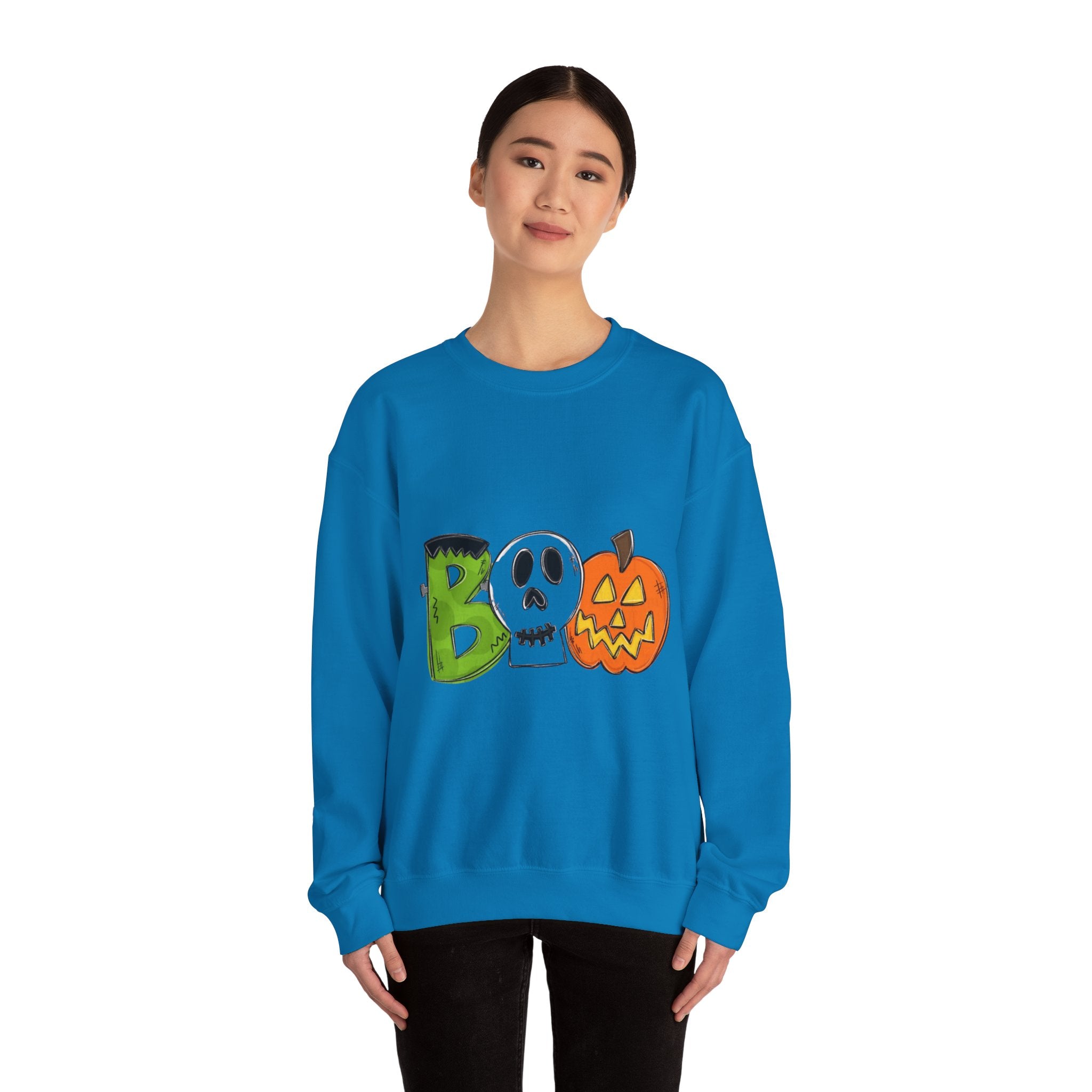 Halloween Boo Unisex Heavy Blend™ Crewneck Sweatshirt