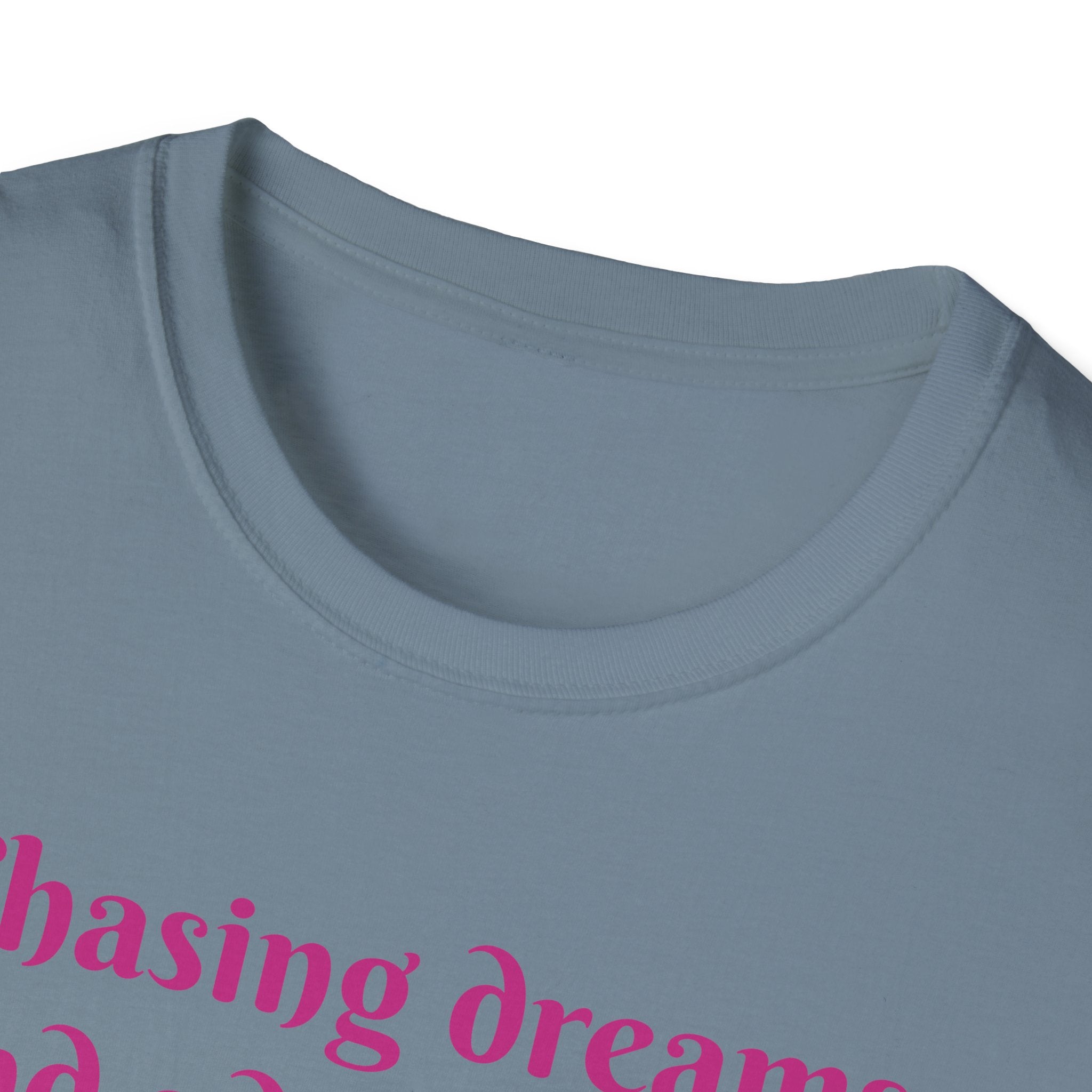 Chasing Dreams And Adventures, One Book At A Time! Unicorn Unisex Softstyle T-Shirt