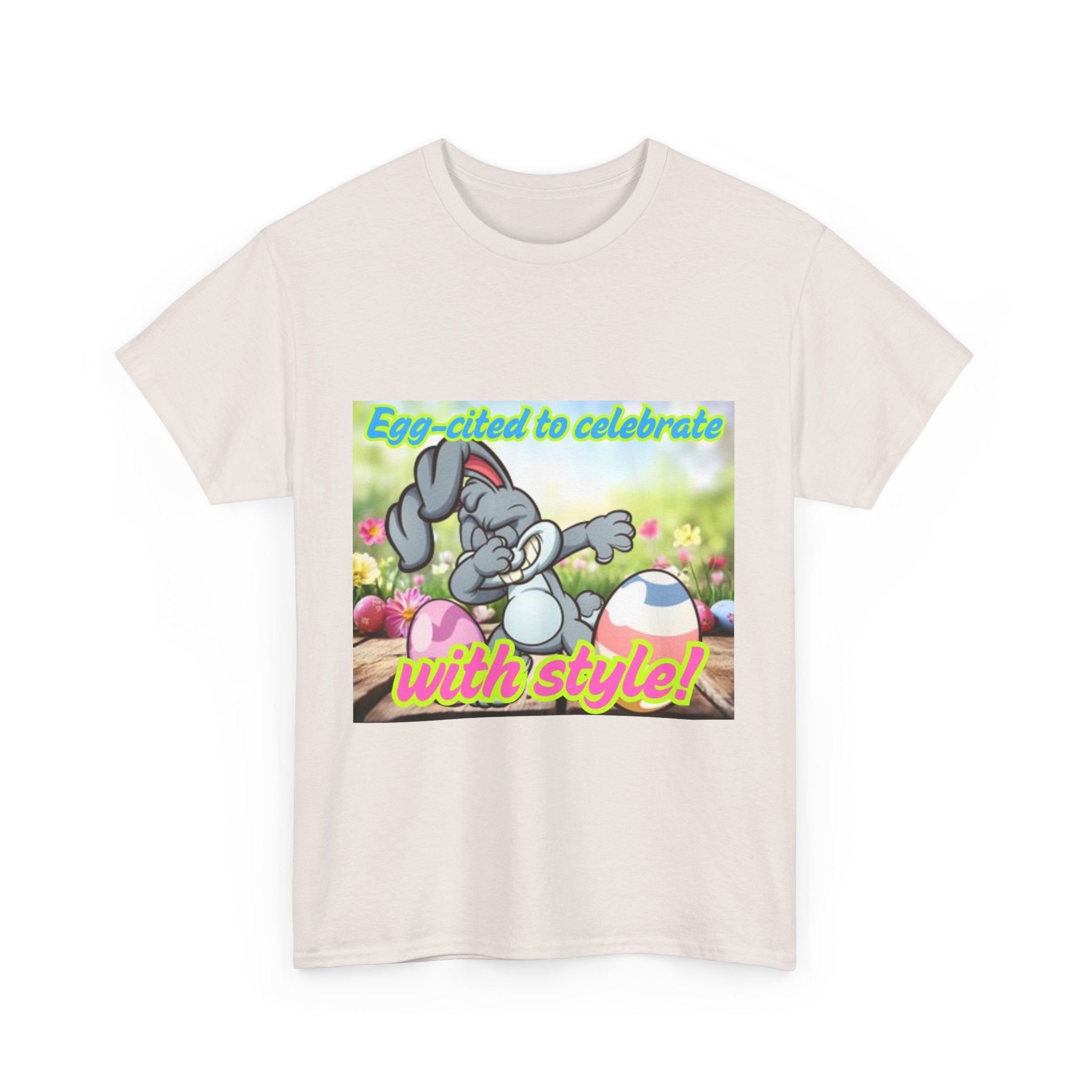 Egg-cited to Celebrate With Style Unisex Heavy Cotton T-Shirt