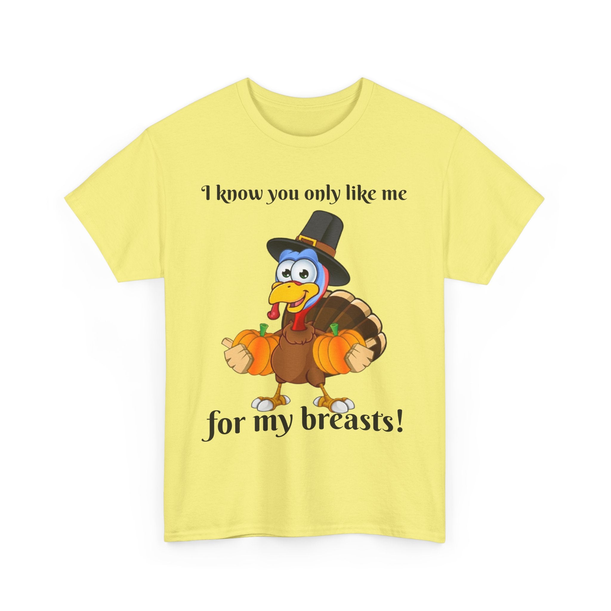 I Know You Only Like Me For My Breasts! Unisex Heavy Cotton T-Shirt