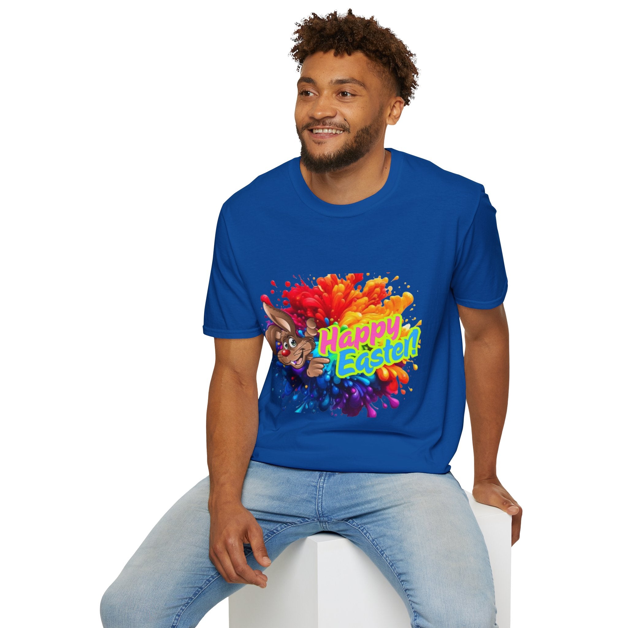 Happy Easter Bunny Unisex Softstyle T-Shirt
