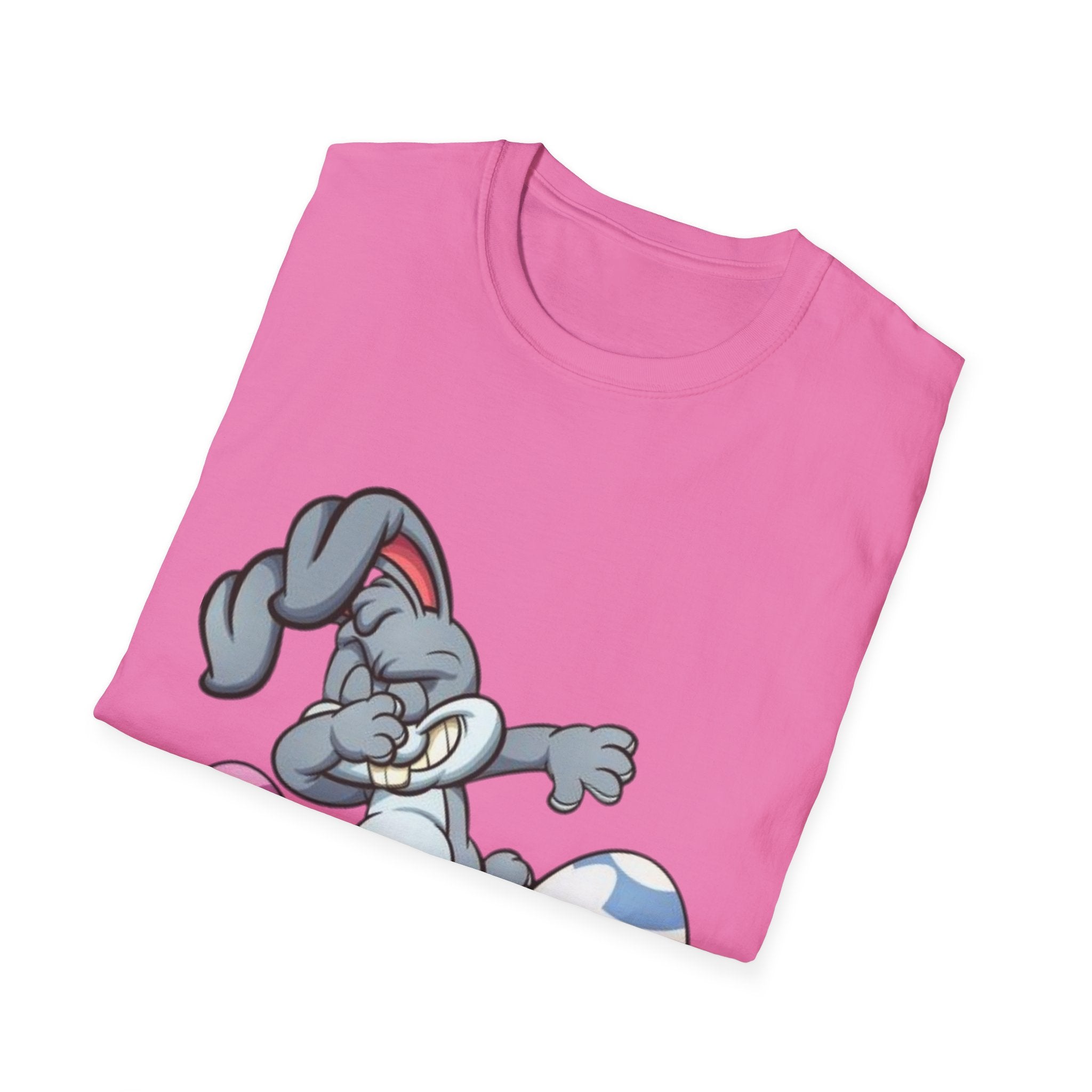 Dabbing Easter Bunny Unisex Softstyle T-Shirt