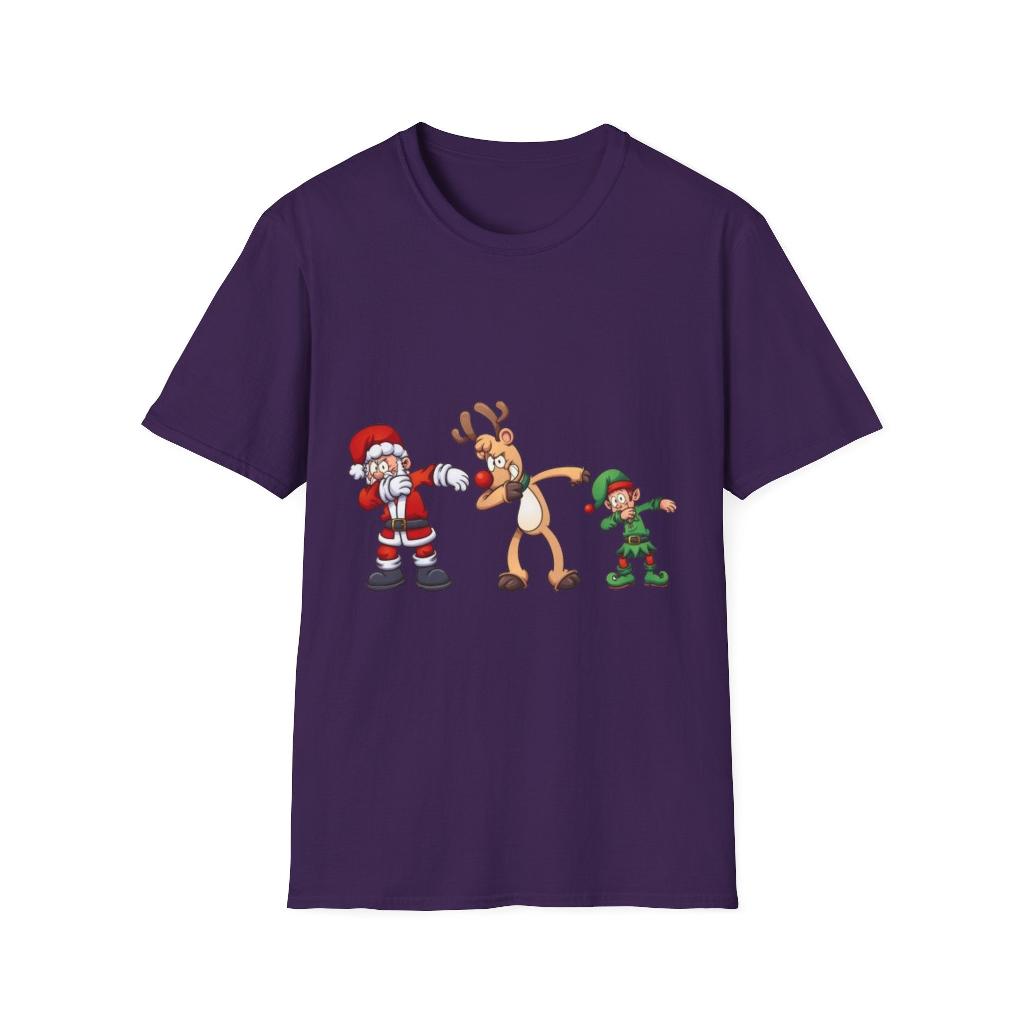 Dabbing Christmas Unisex Softstyle T-Shirt