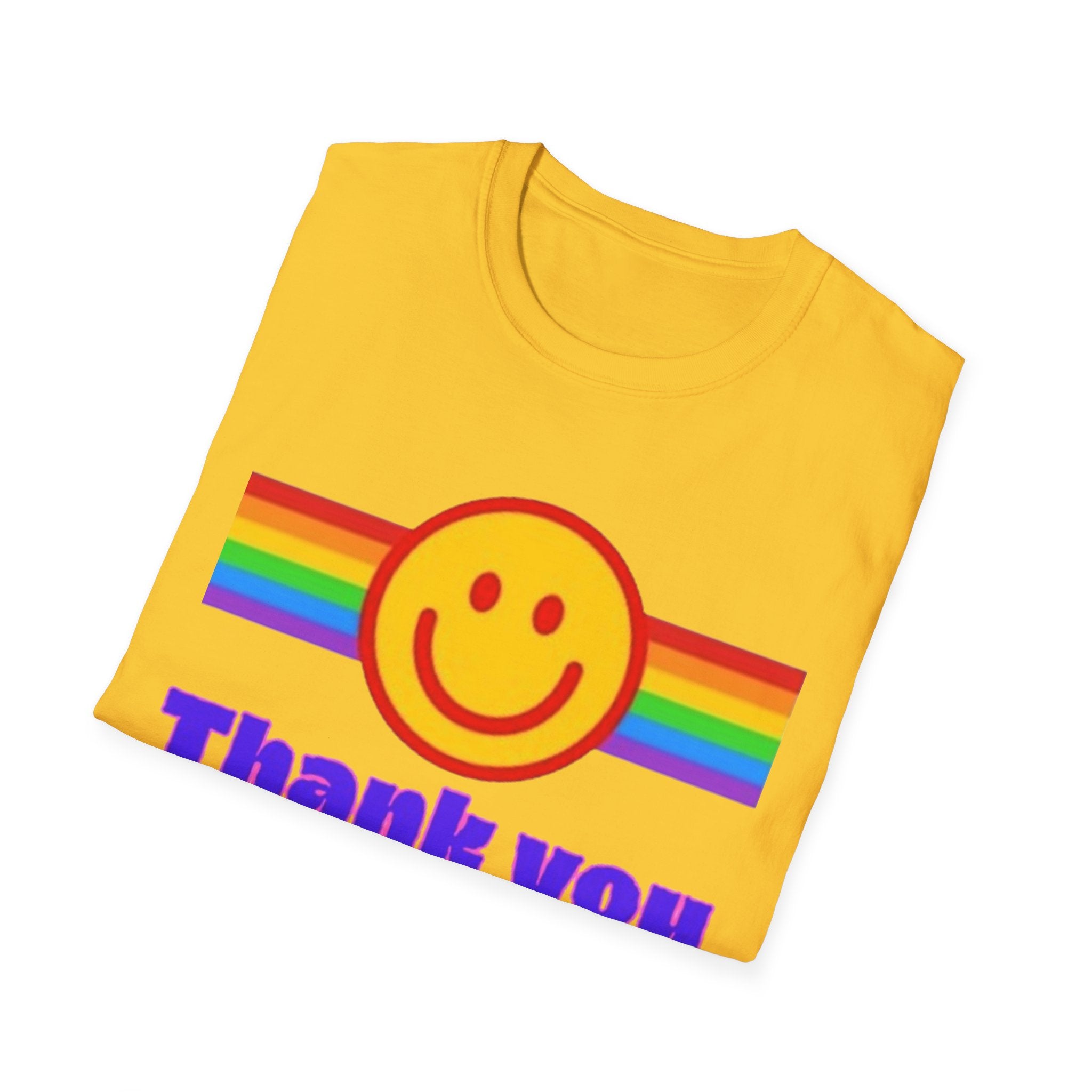 Thank You Have A Gay Day Unisex Softstyle T-Shirt