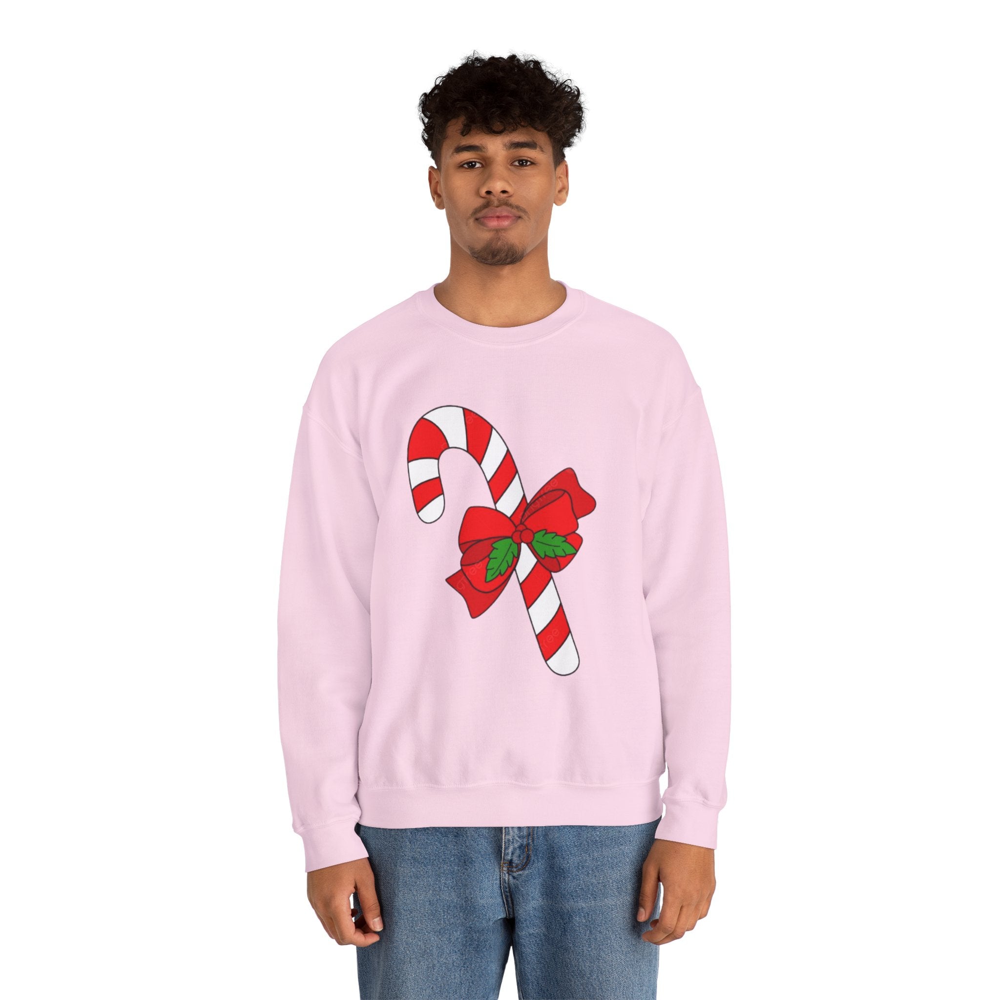 Candy Cane Holiday Unisex Heavy Blend™ Crewneck Sweatshirt