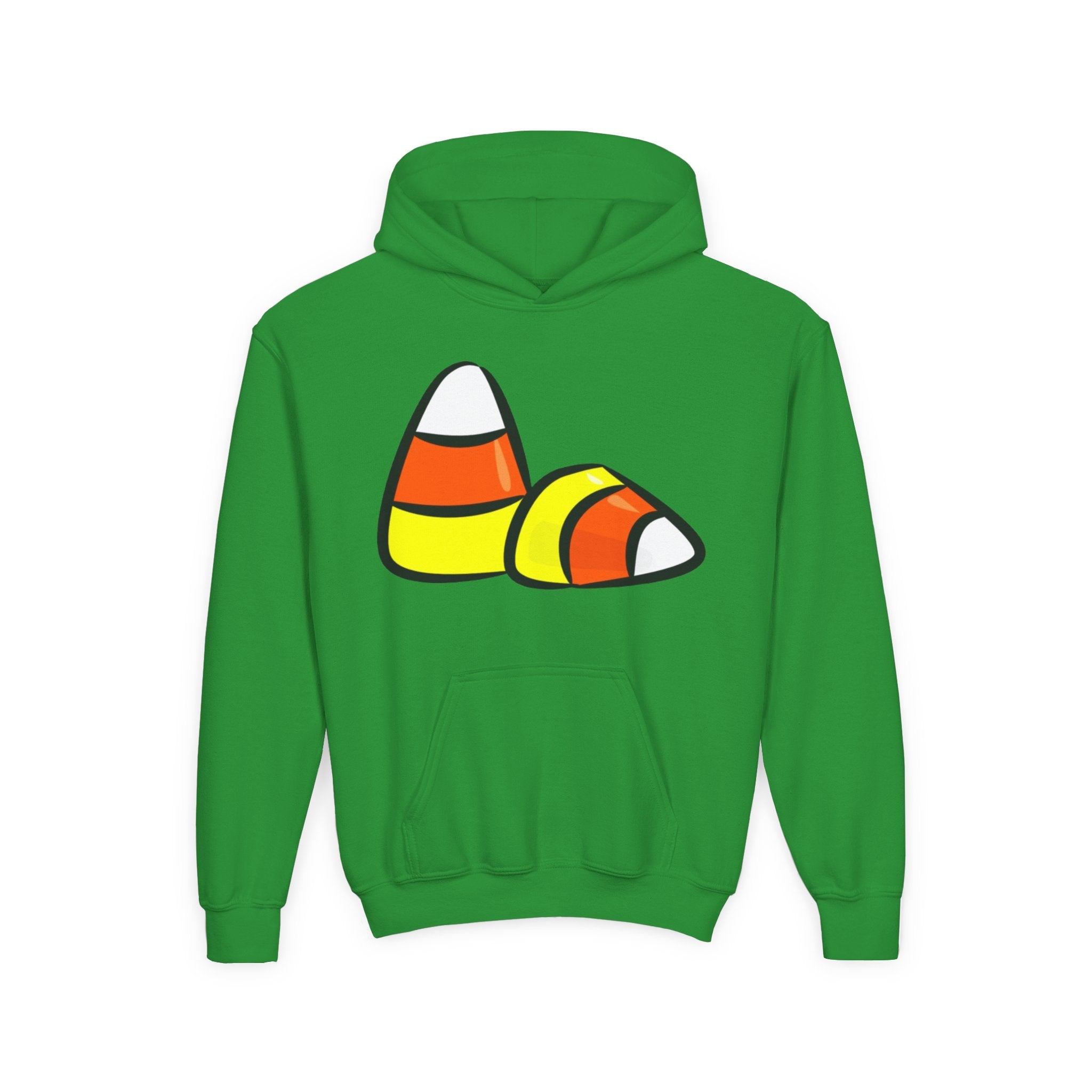Halloween Candy Corn Youth Heavy Blend Hooded Sweatshirt