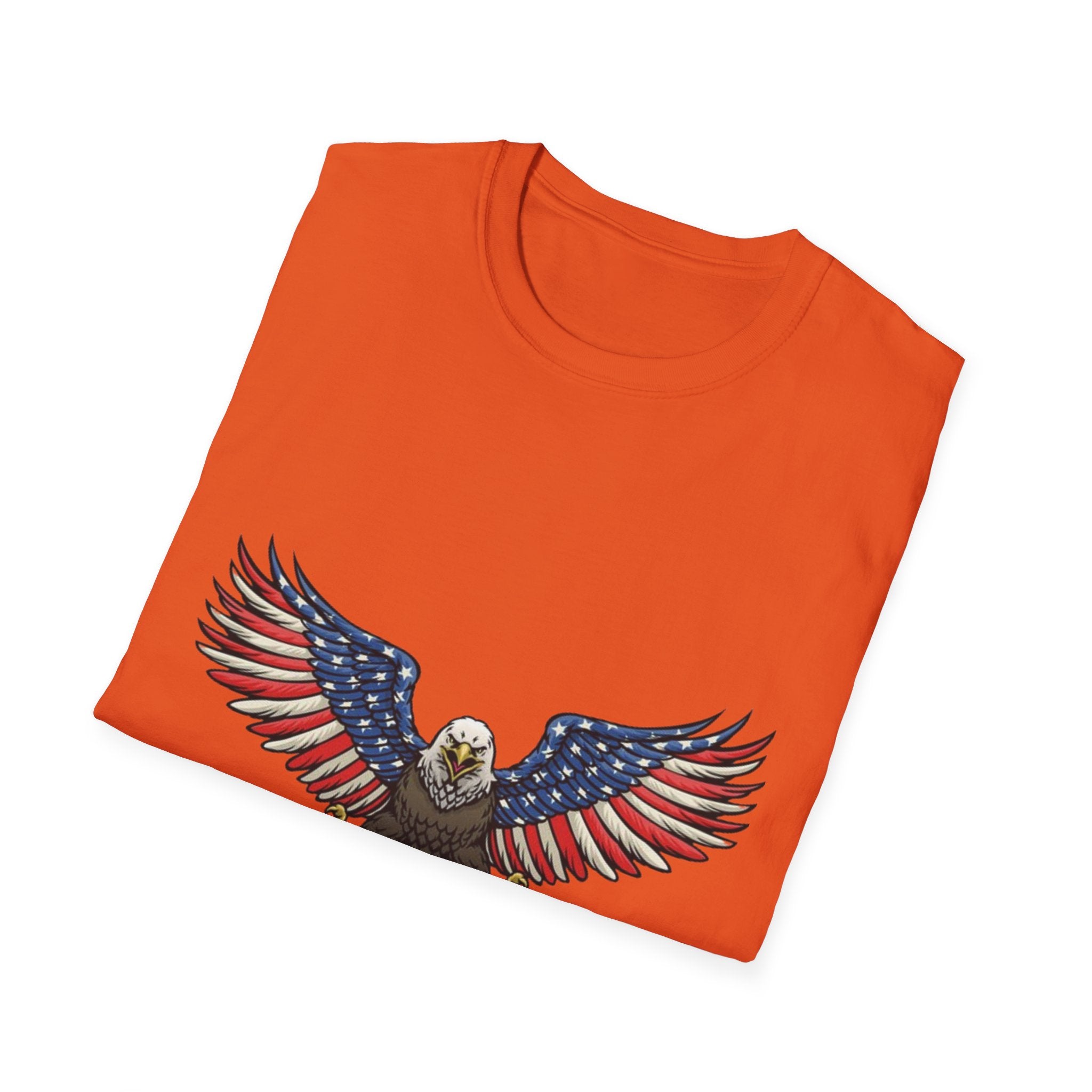 Patriotic Eagle Unisex Softstyle T-Shirt