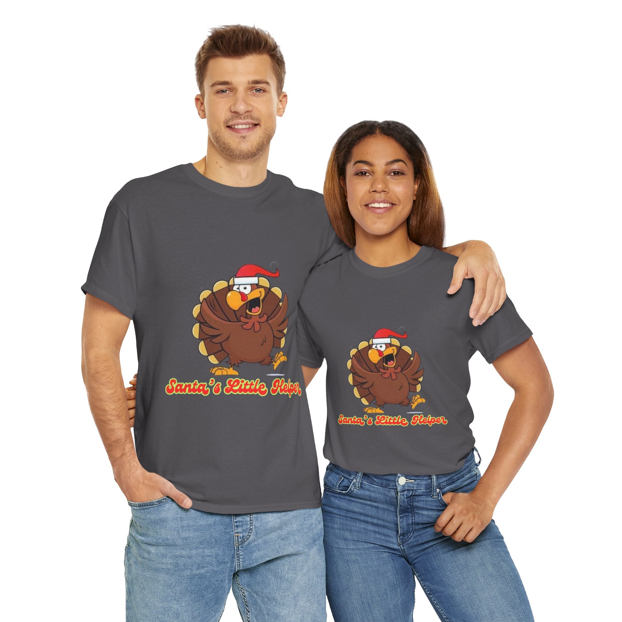 Santa's Little Helper Unisex Heavy Cotton T-Shirt