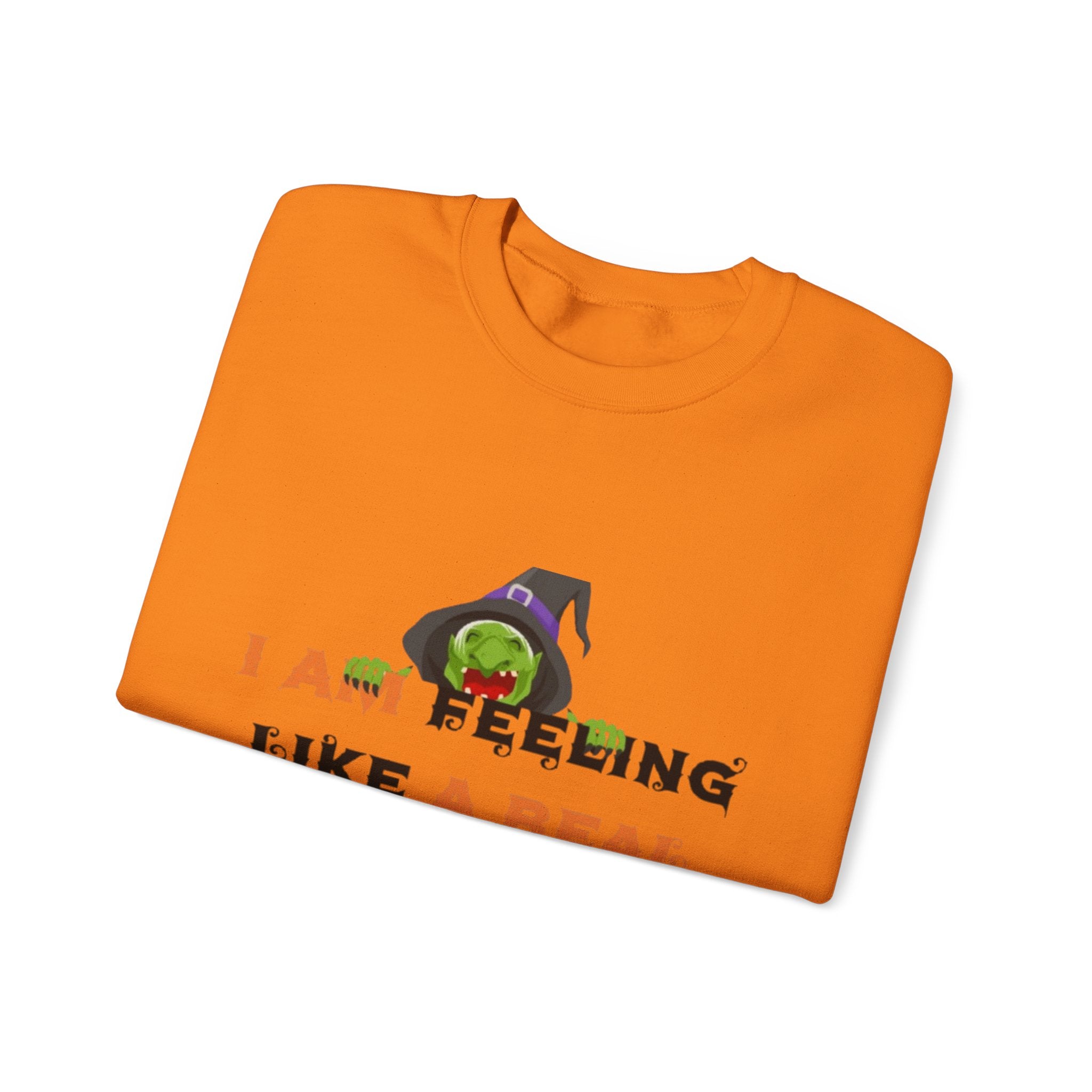 I Am Feeling Like A Real Witch Today Unisex Heavy Blend™ Crewneck Sweatshirt