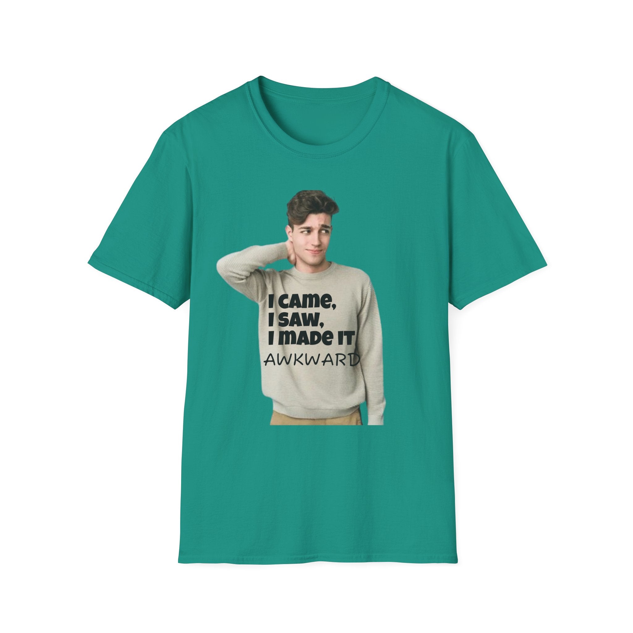I Came I Saw I Made It Awkward Unisex Softstyle T-Shirt