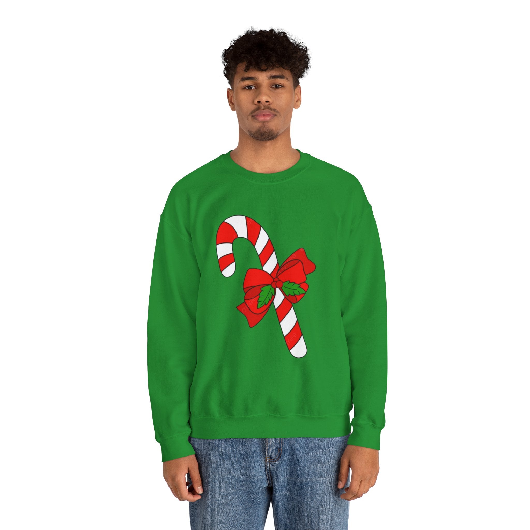 Candy Cane Holiday Unisex Heavy Blend™ Crewneck Sweatshirt