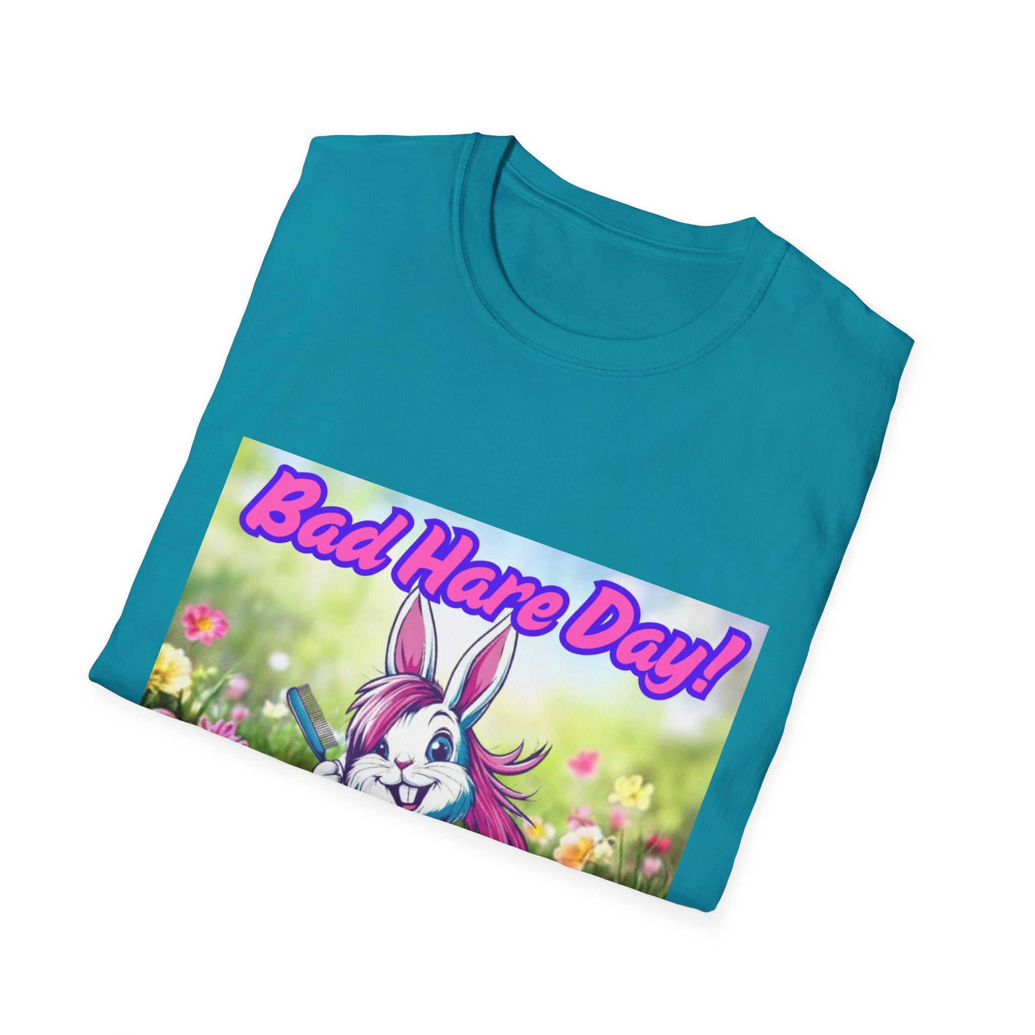 Bad Hare Day Unisex Softstyle T-Shirt