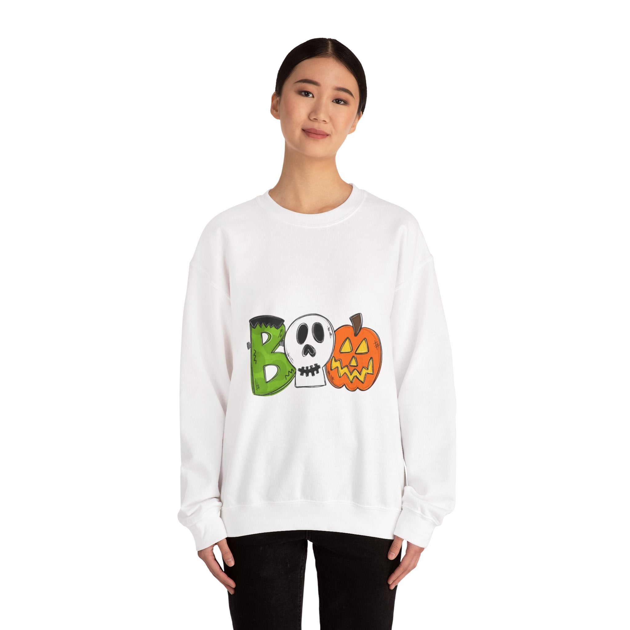 Halloween Boo Unisex Crewneck Sweatshirt