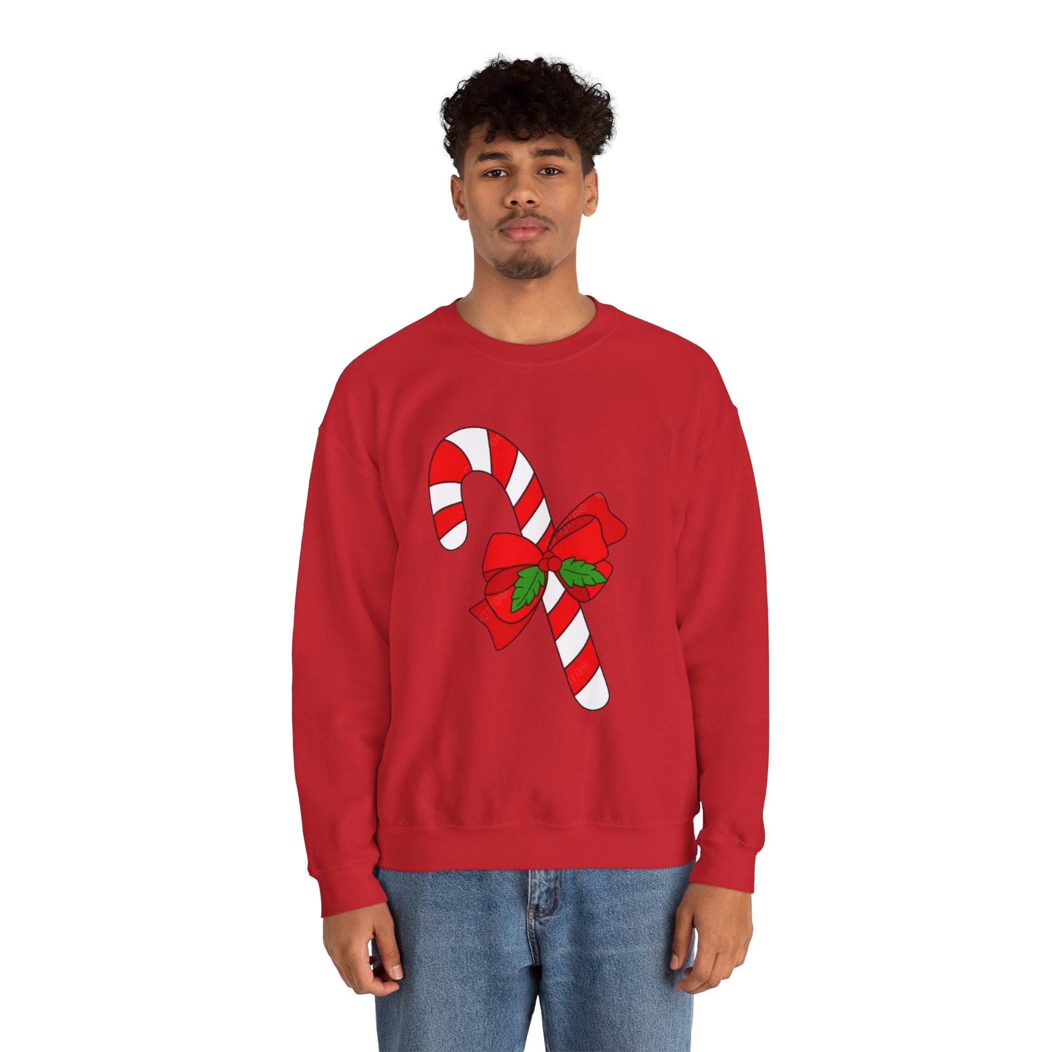 Candy Cane Holiday Unisex Heavy Blend™ Crewneck Sweatshirt