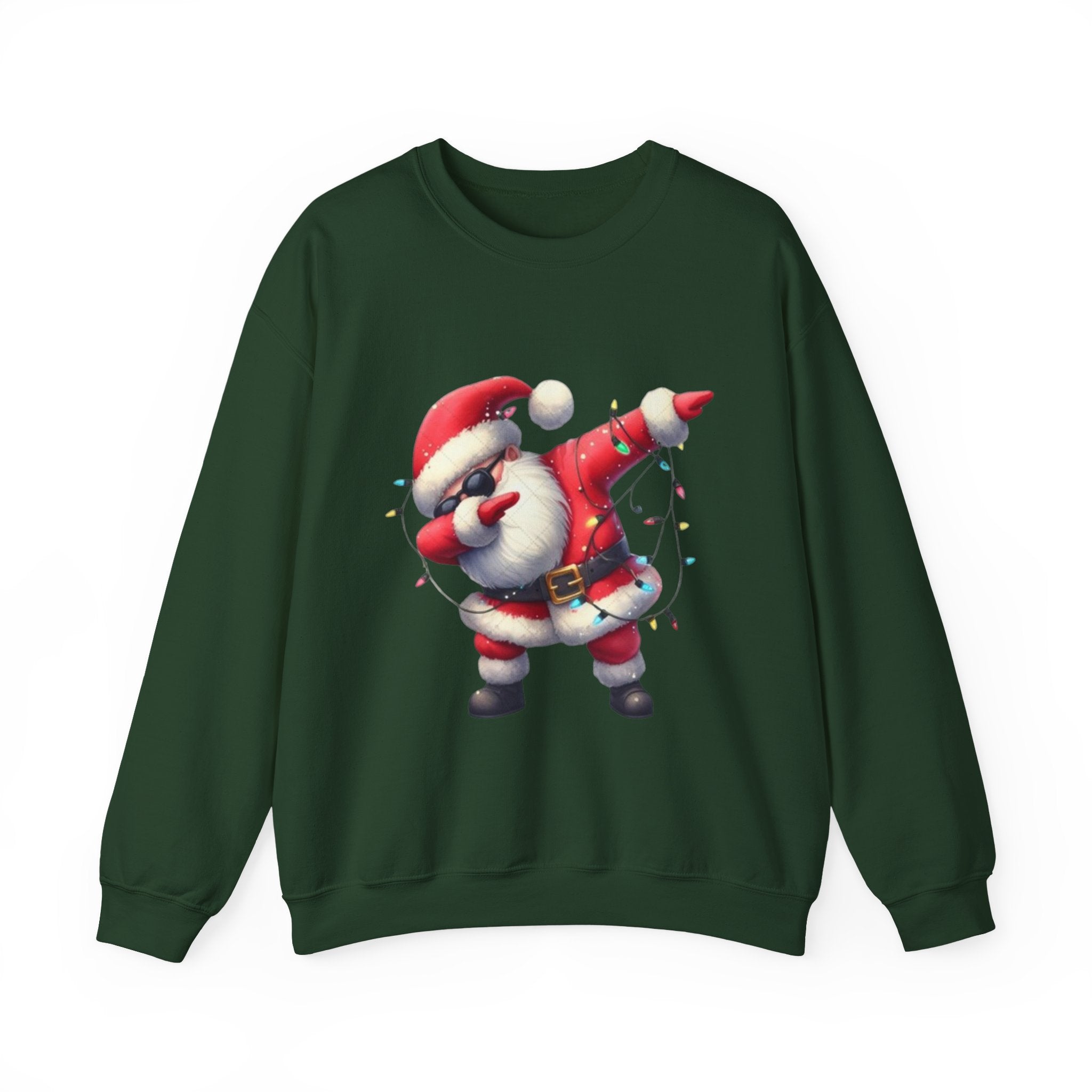 Santa Dabbing Unisex Heavy Blend™ Crewneck Sweatshirt