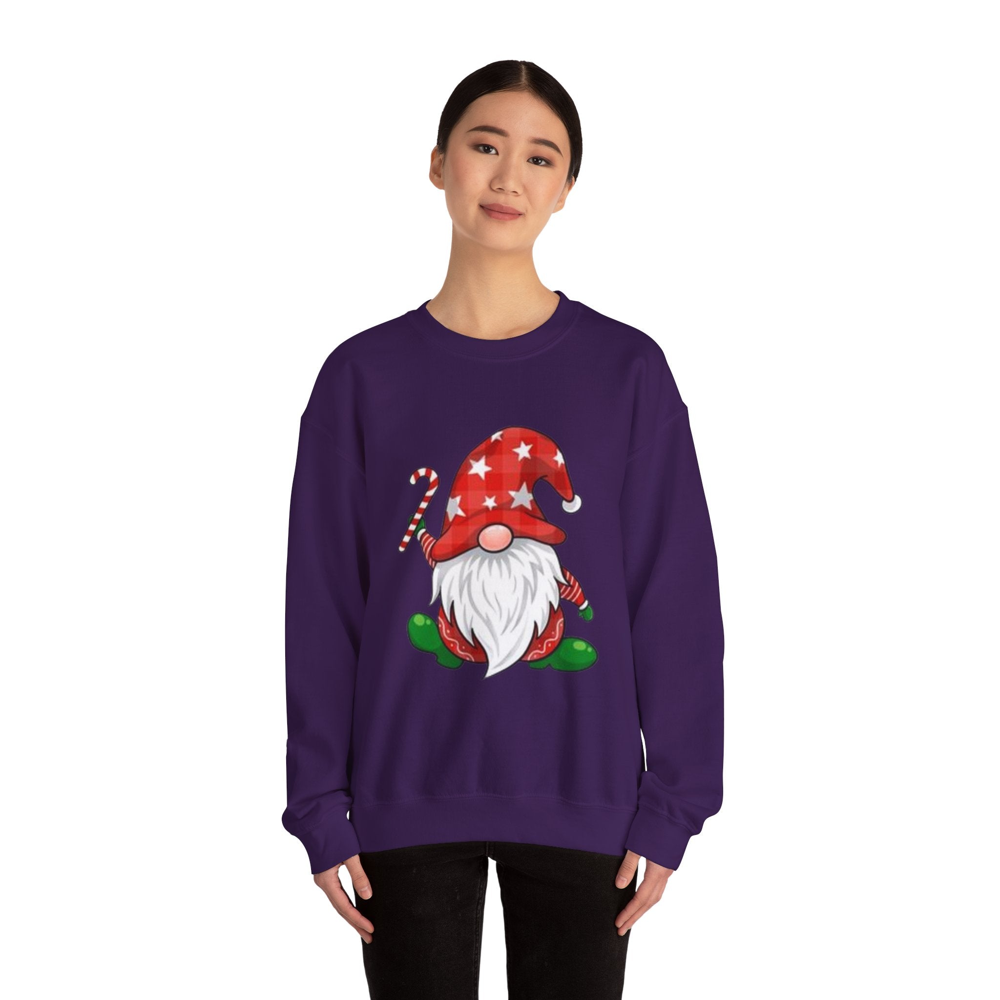 Christmas Holiday Gnome Unisex Heavy Blend™ Crewneck Sweatshirt