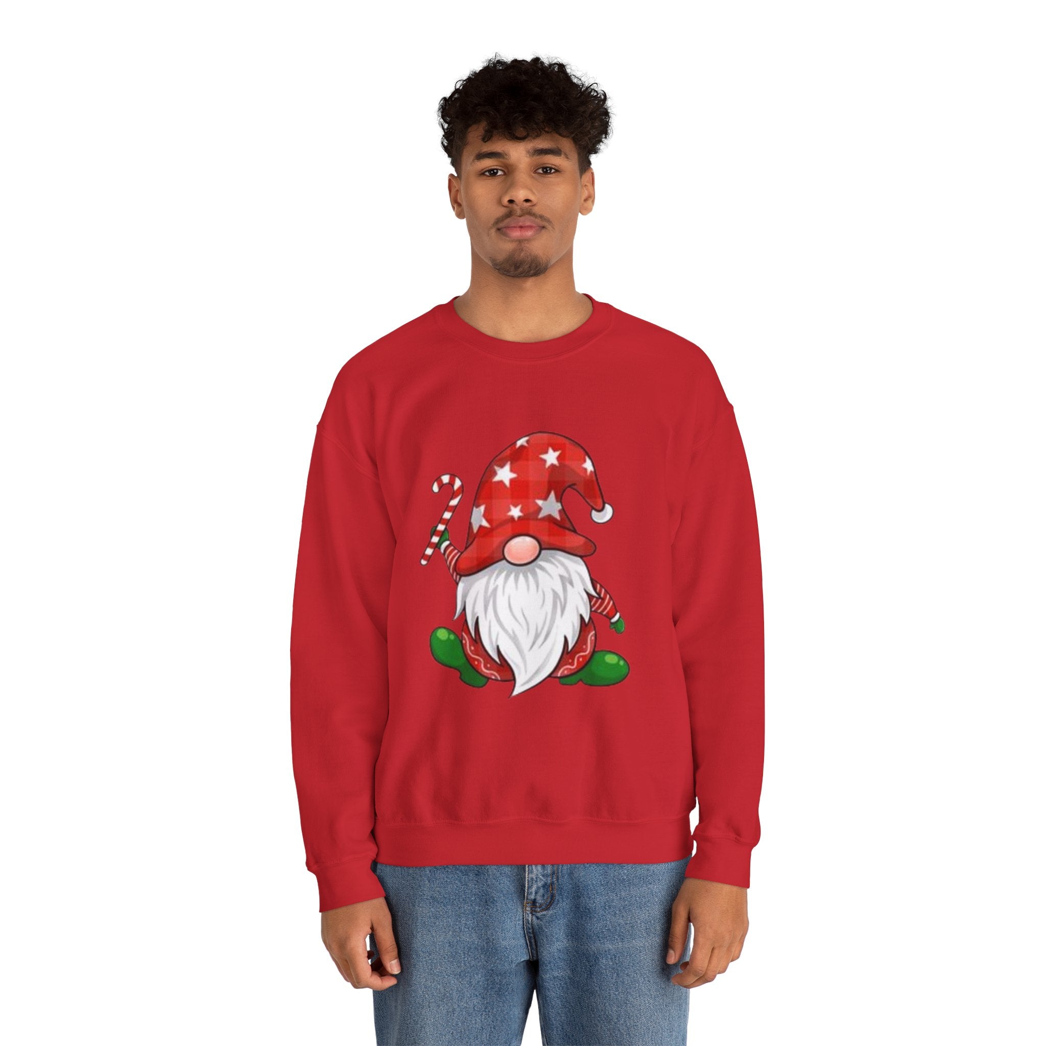 Christmas Holiday Gnome Unisex Heavy Blend™ Crewneck Sweatshirt