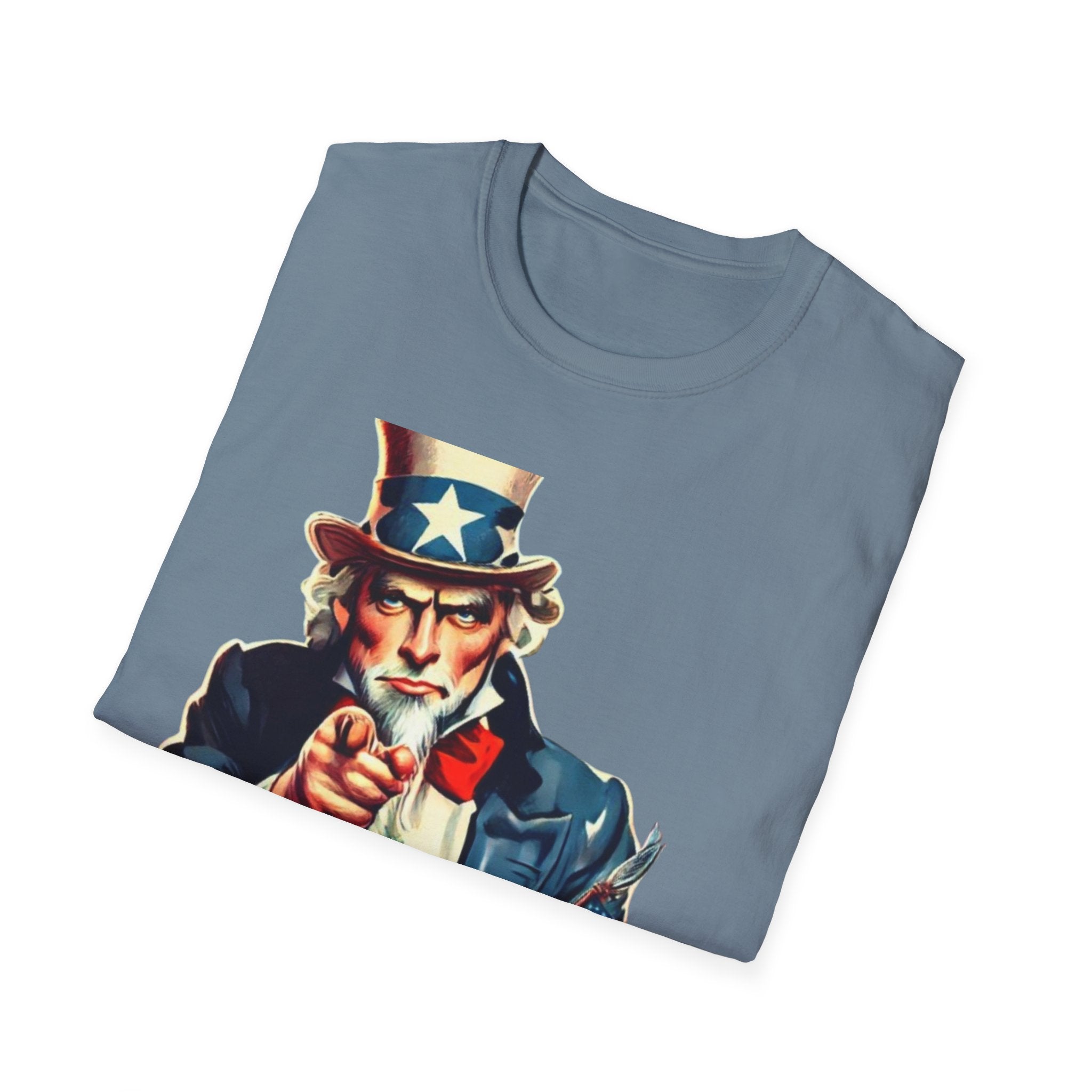 Patriotic Uncle Sam Unisex Softstyle T-Shirt
