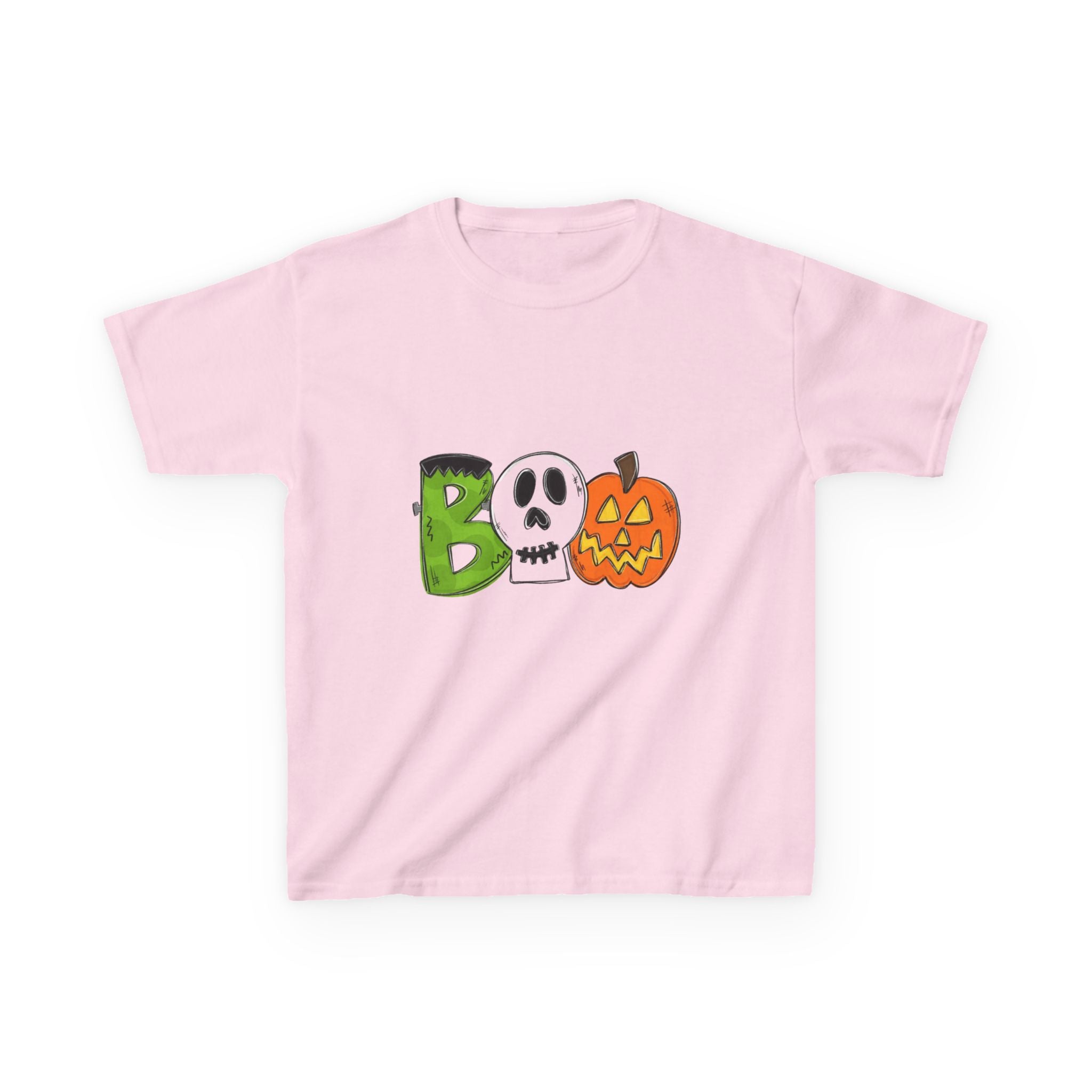Halloween BOO Kids Short Sleeve T-Shirt