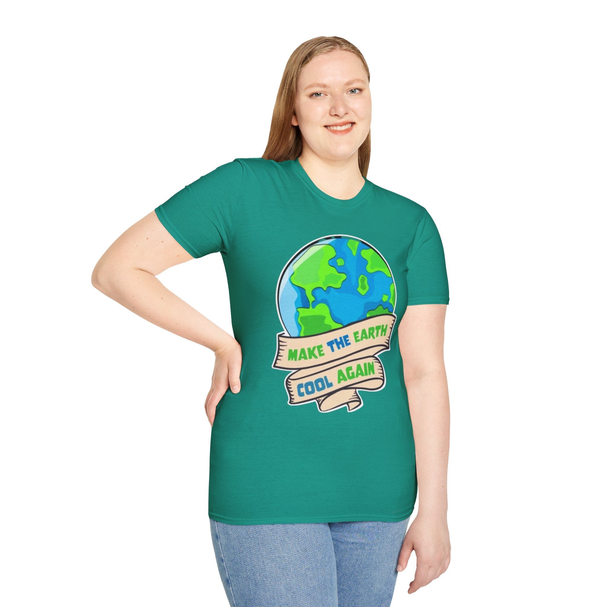 Make The Earth Cool Again Unisex Softstyle T-Shirt