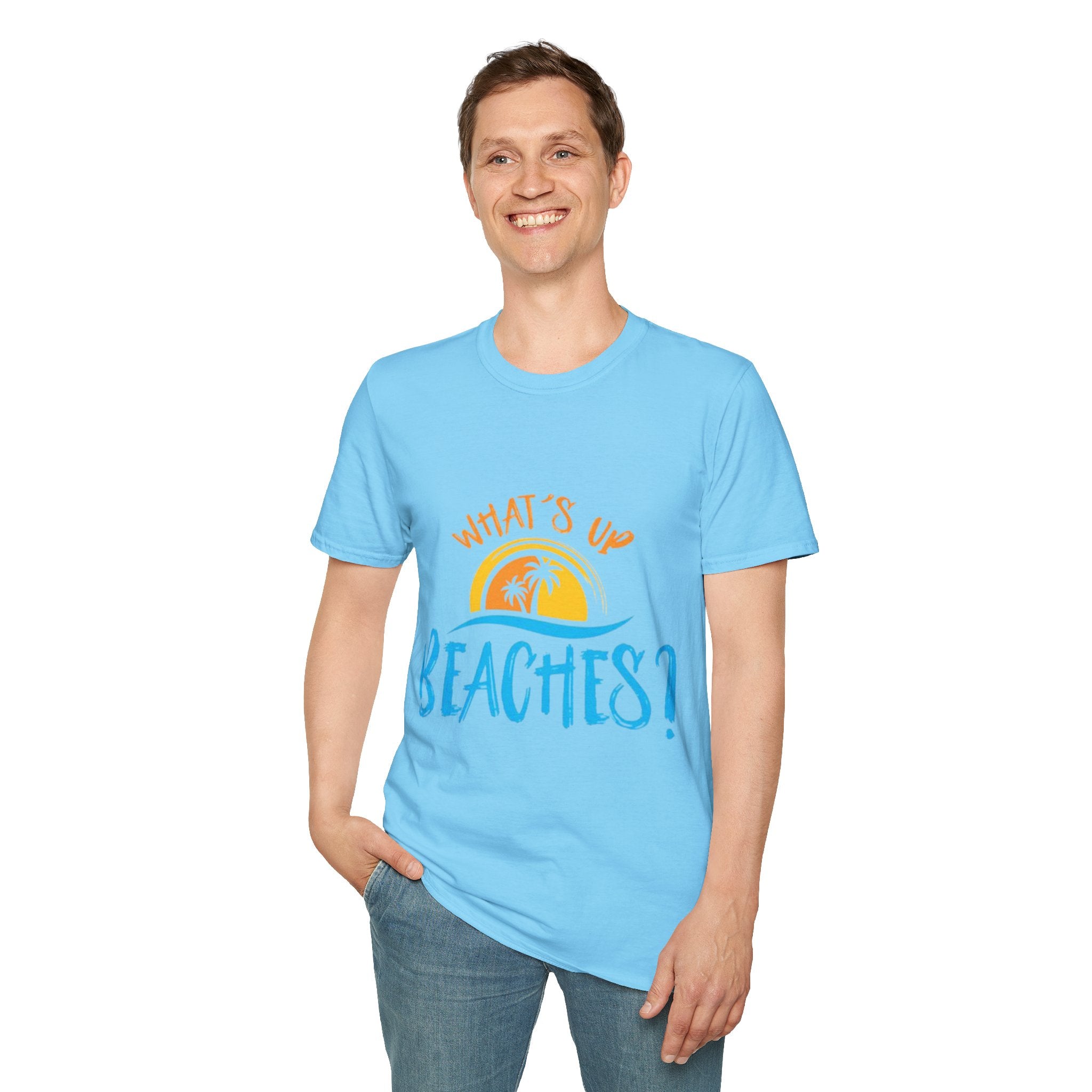 What's Up Beaches? Unisex Softstyle T-Shirt