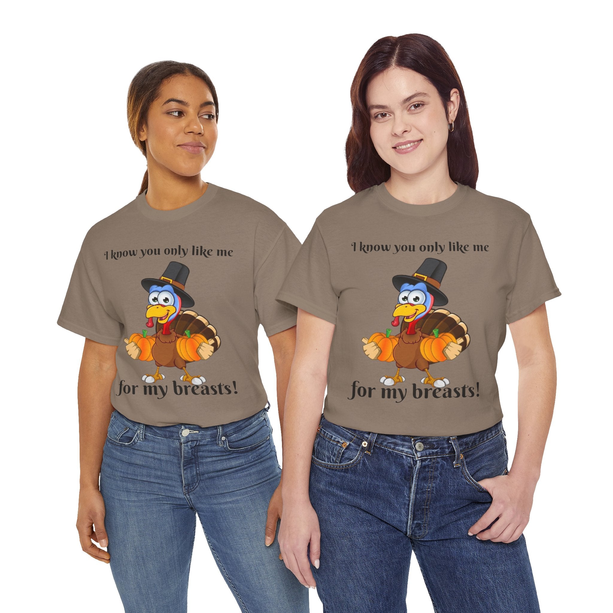 I Know You Only Like Me For My Breasts! Unisex Heavy Cotton T-Shirt