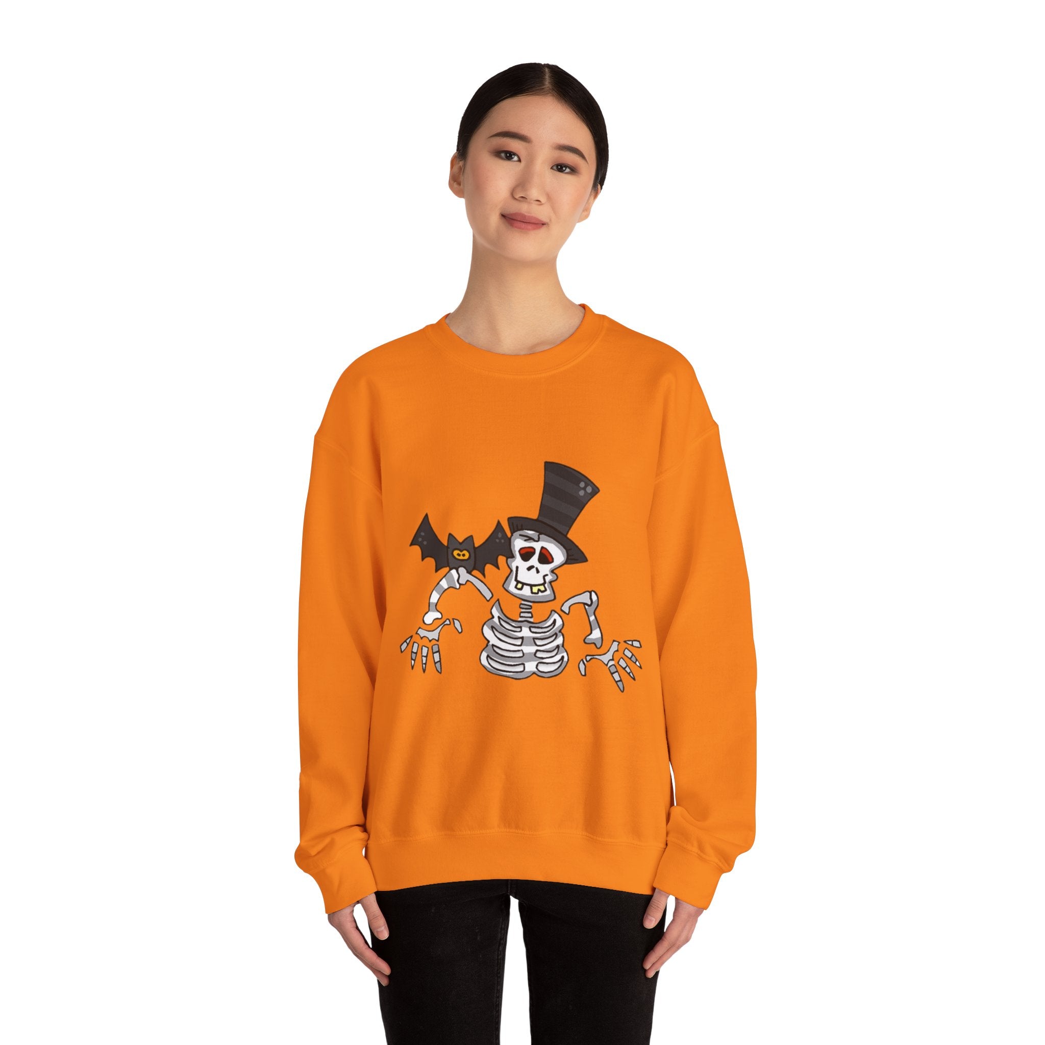 Halloween Skeleton Unisex Crewneck Sweatshirt