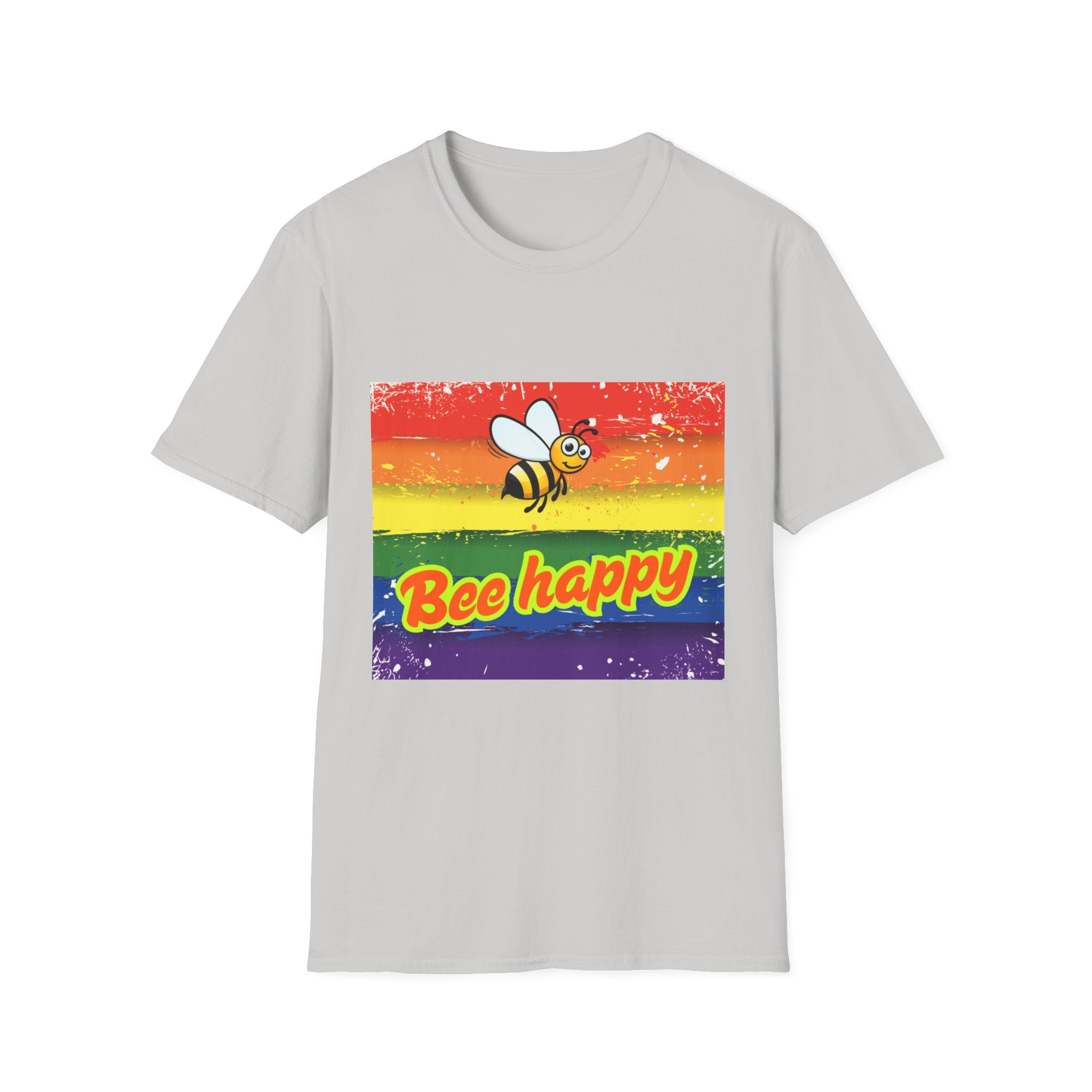 Bee Happy Unisex Softstyle T-Shirt