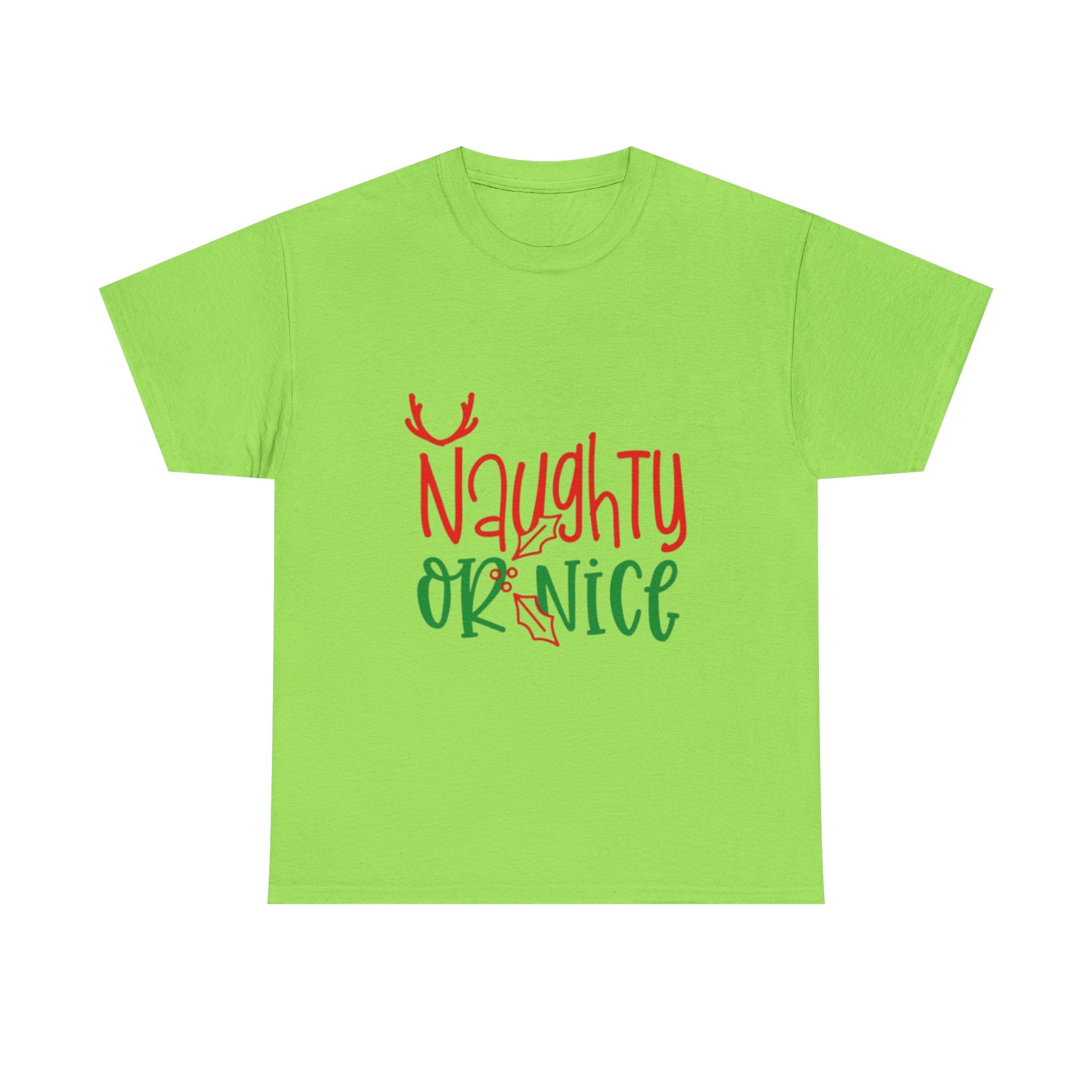 Naughty Or Nice Unisex Heavy Cotton T-Shirt