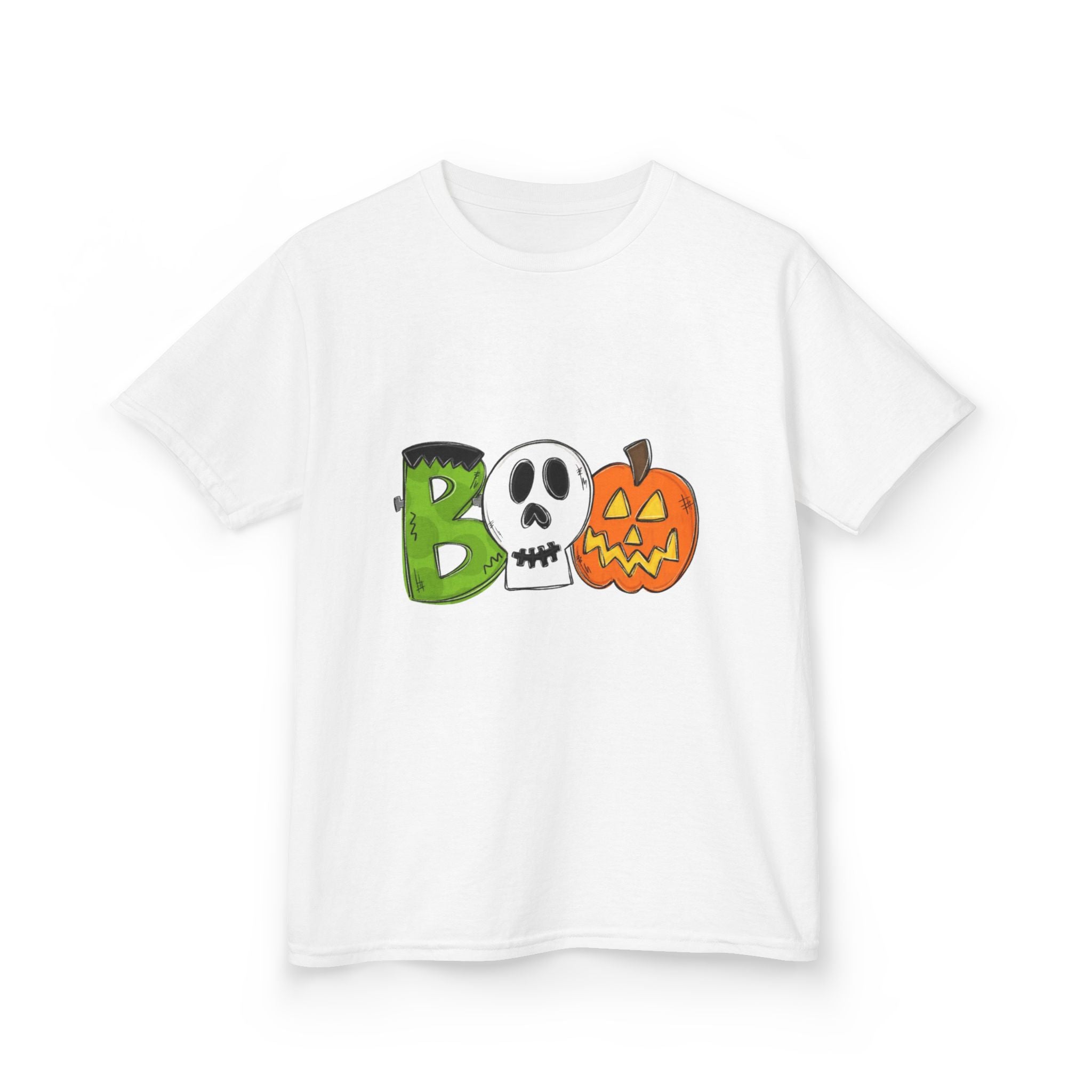 Halloween BOO Kids Short Sleeve T-Shirt