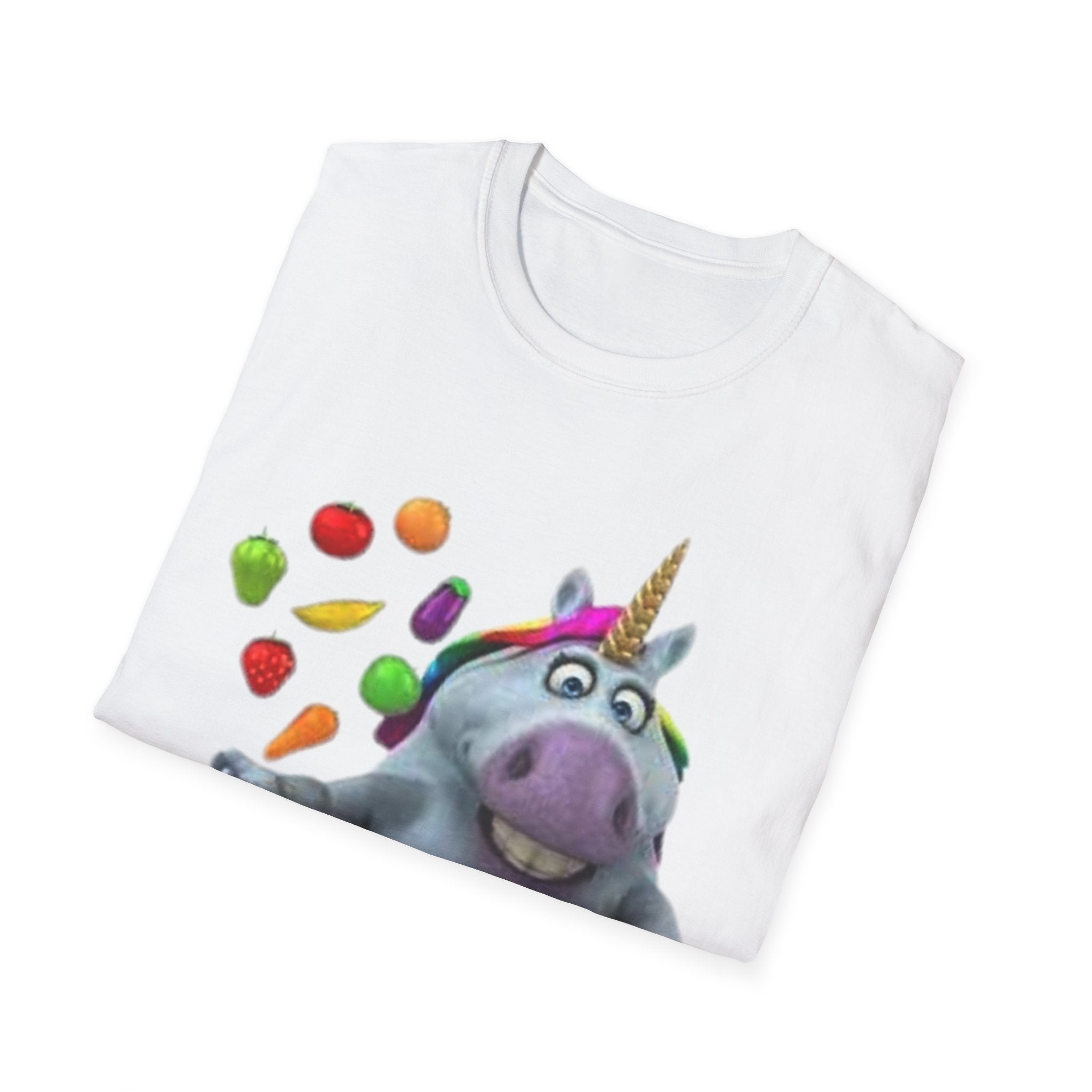 Juggling Health And Happiness Unicorn Unisex Softstyle T-Shirt