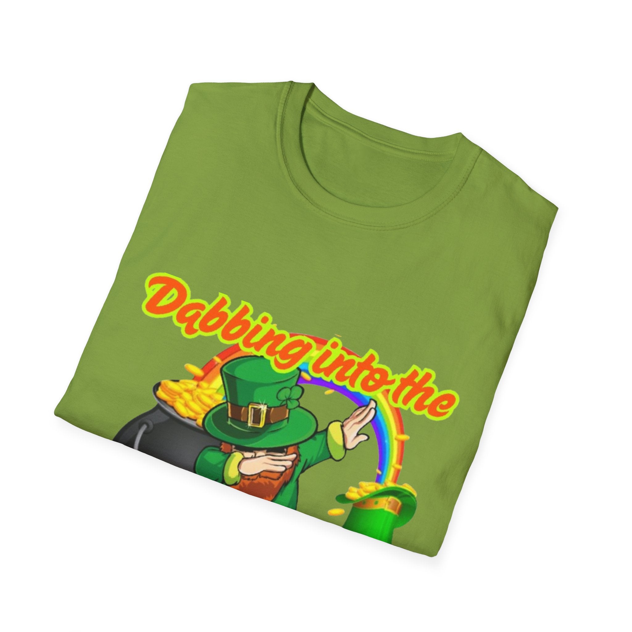 Dabbing Into The Luck Of The Irish! Unisex Unisex T-Shirt