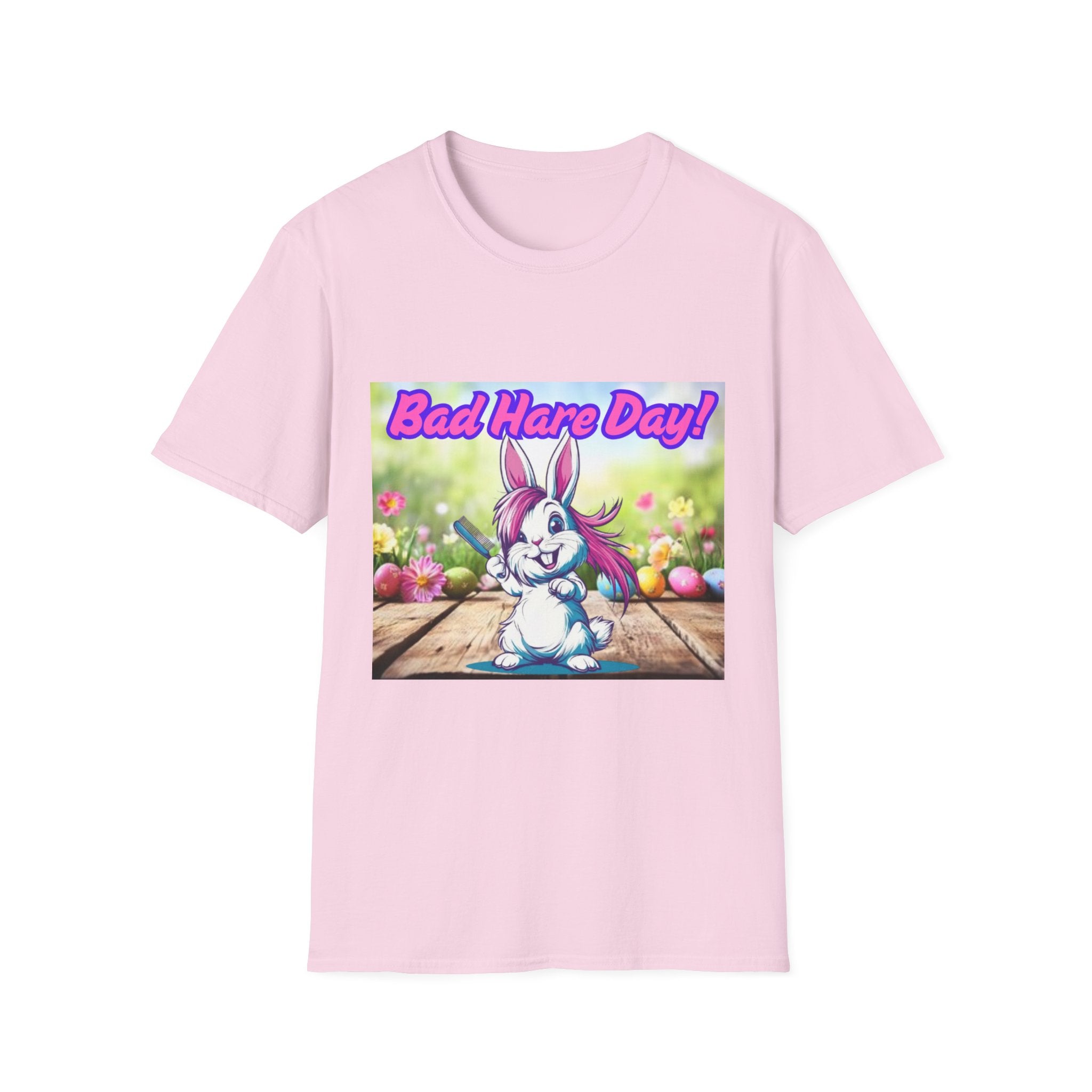 Bad Hare Day Unisex Softstyle T-Shirt