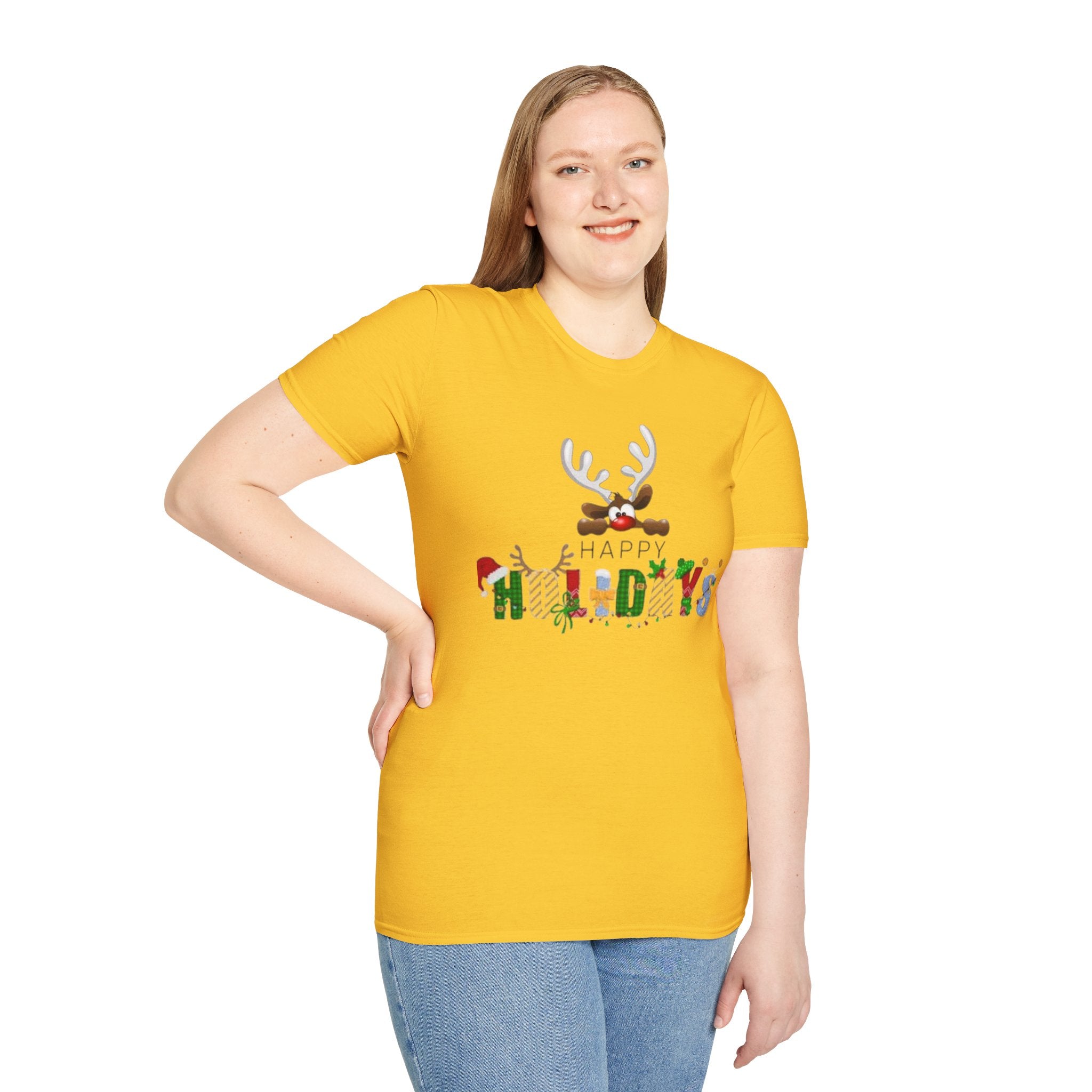 Happy Holidays Unisex Softstyle T-Shirt