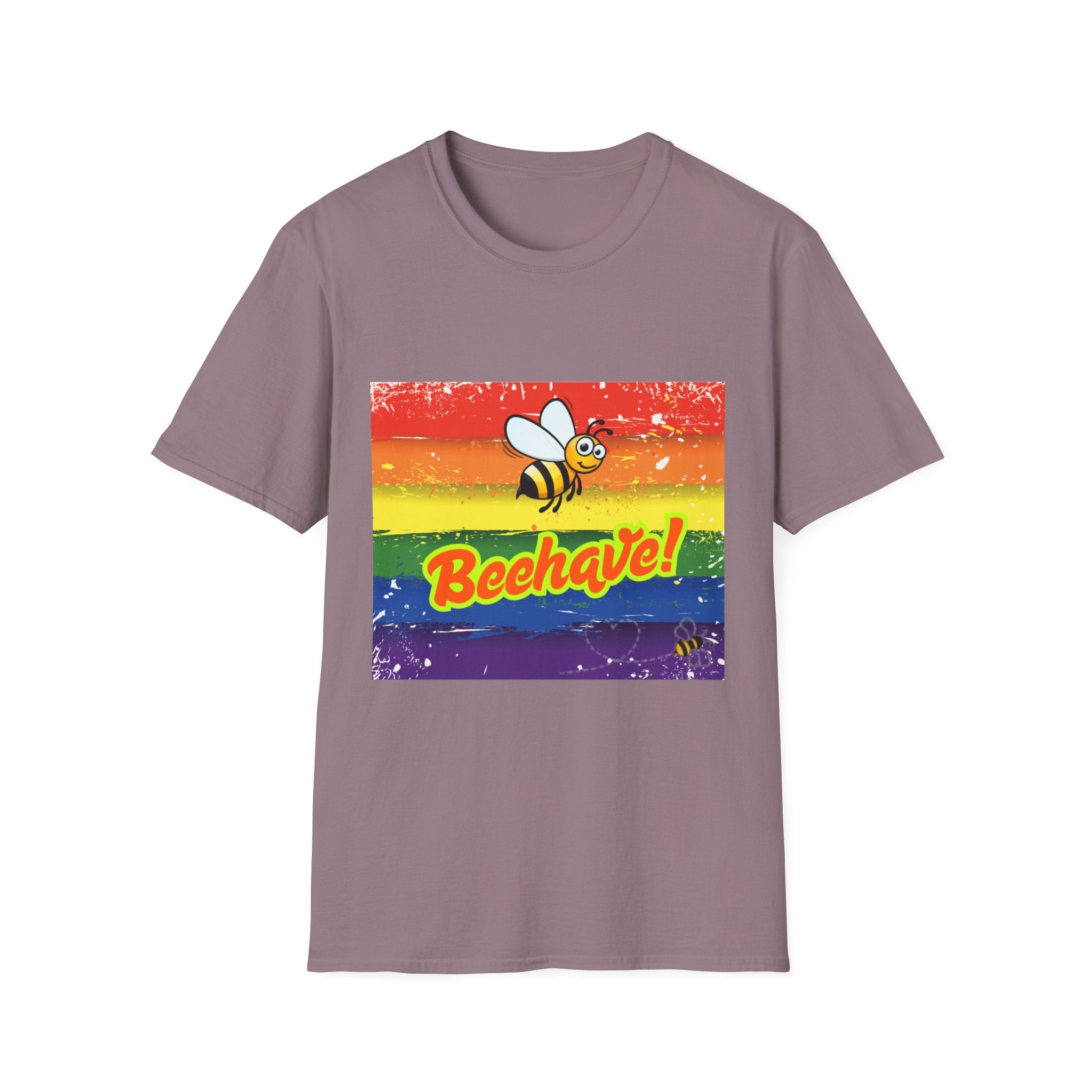 Beehave Rainbow Unisex Softstyle T-Shirt