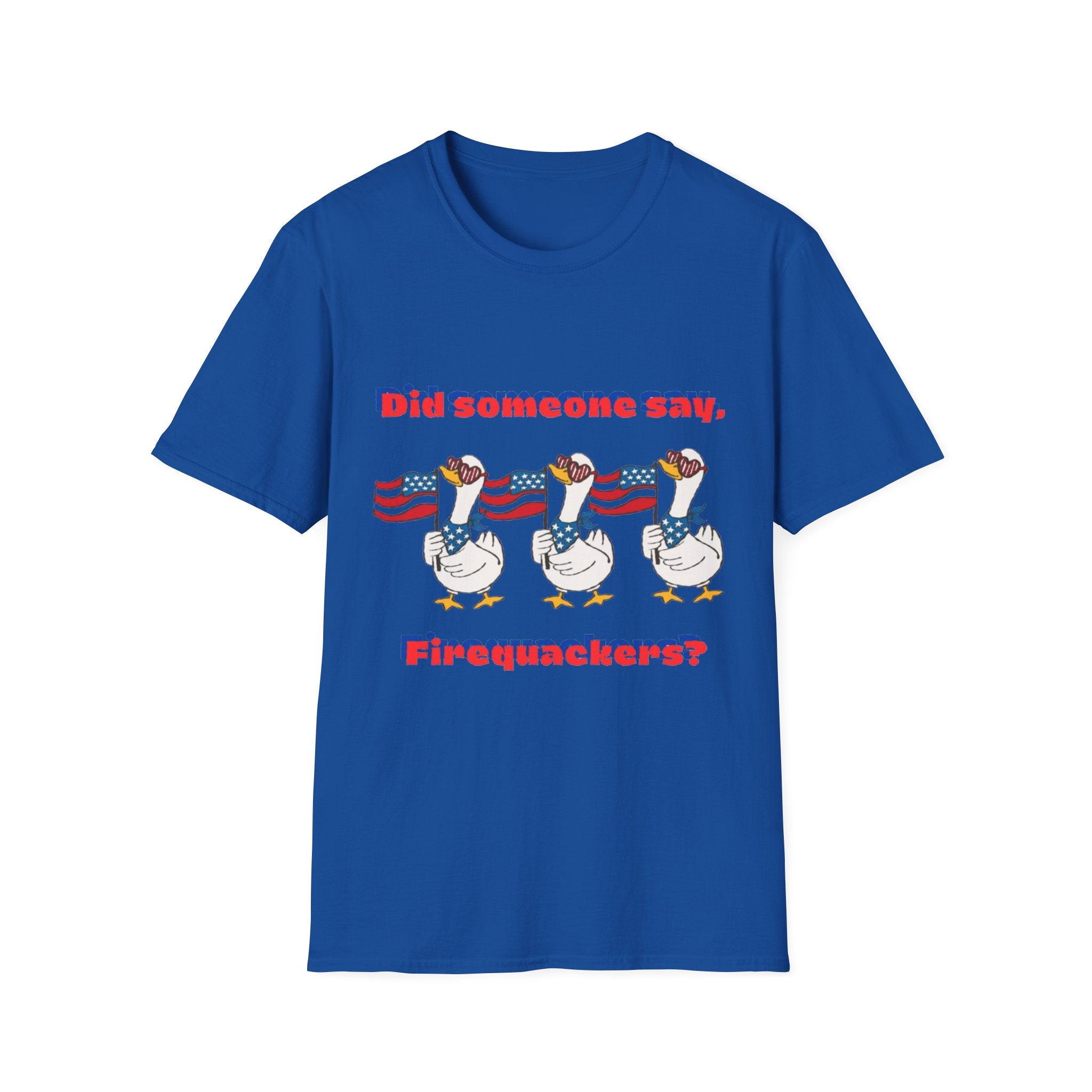 Firequackers Unisex Softstyle T-Shirt