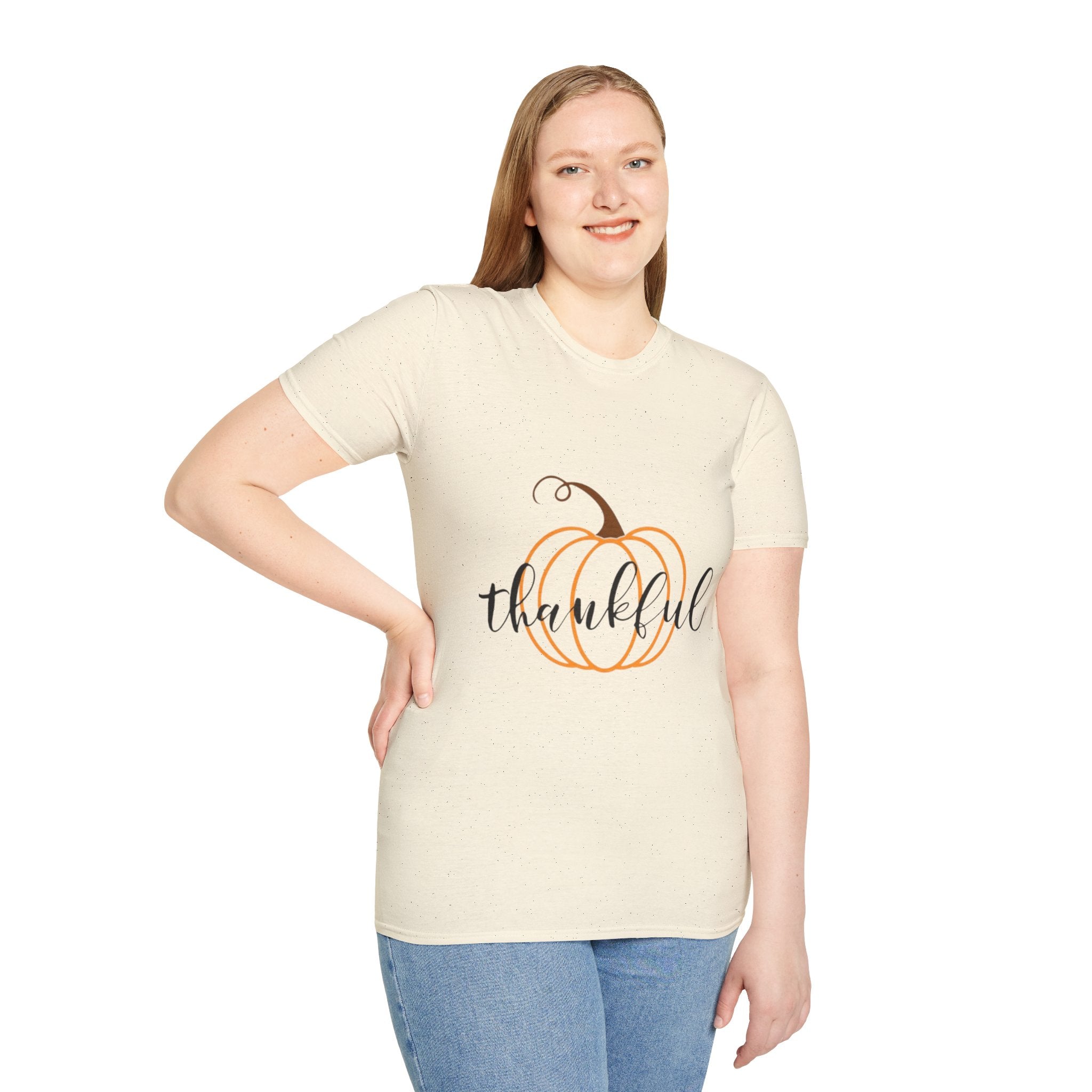 Thankful Pumpkin Unisex Softstyle T-Shirt
